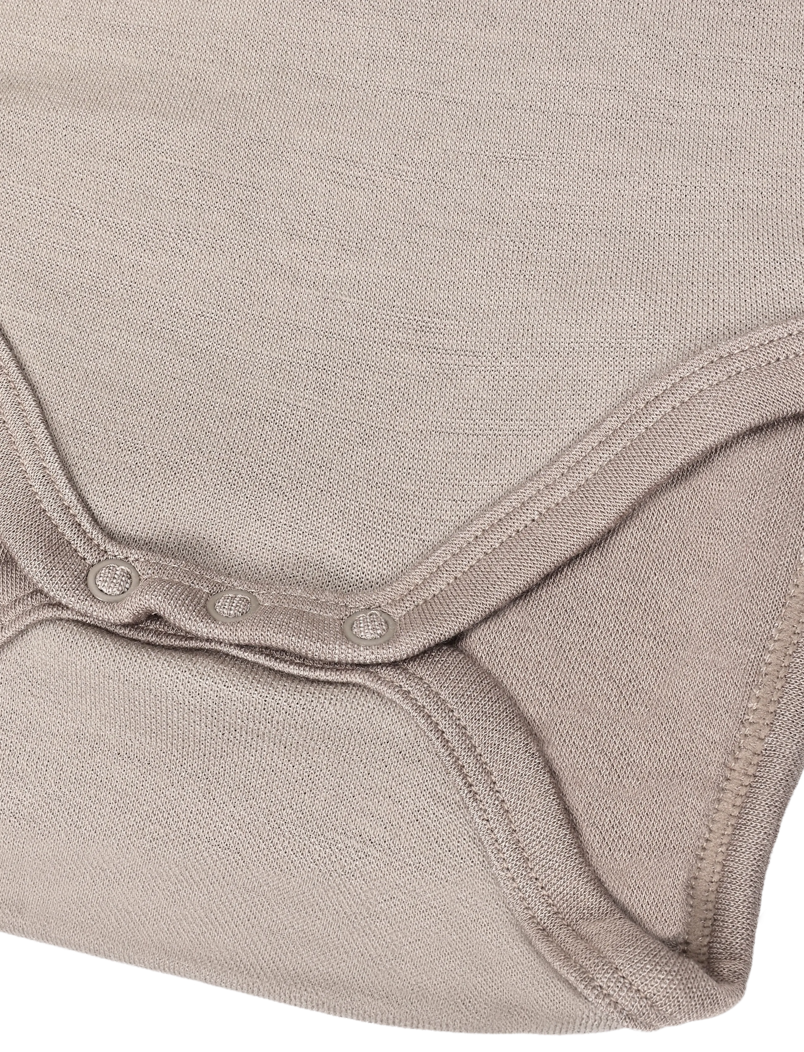 Hummel - hmlMINI WOOL SOLID BODY L/S - underställ baby - vintage khaki - 2