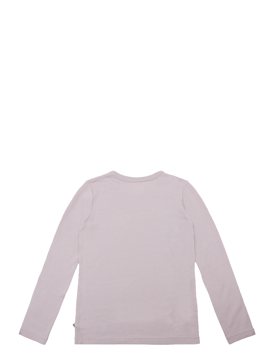 Hummel - hmlJR WOOL T-SHIRT L/S - långärmade t-shirts - cloud gray - 1