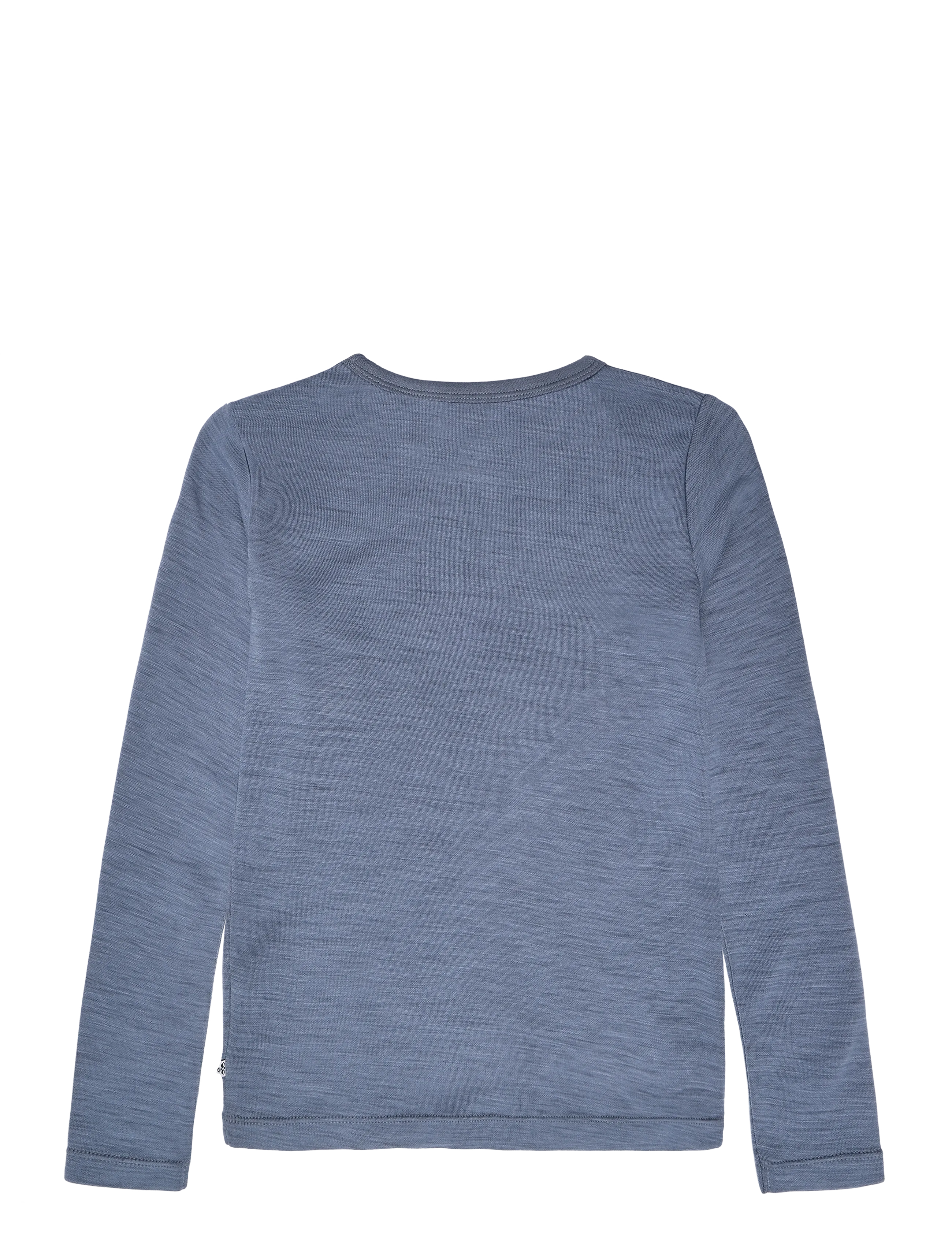 Hummel - hmlJR WOOL T-SHIRT L/S - långärmade t-shirts - flint stone - 1
