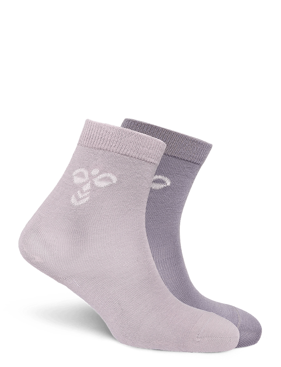 Hummel - hmlJR WOOL 2-PACK SOCKS - strümpfe - gray ridge/cloud gray - 1