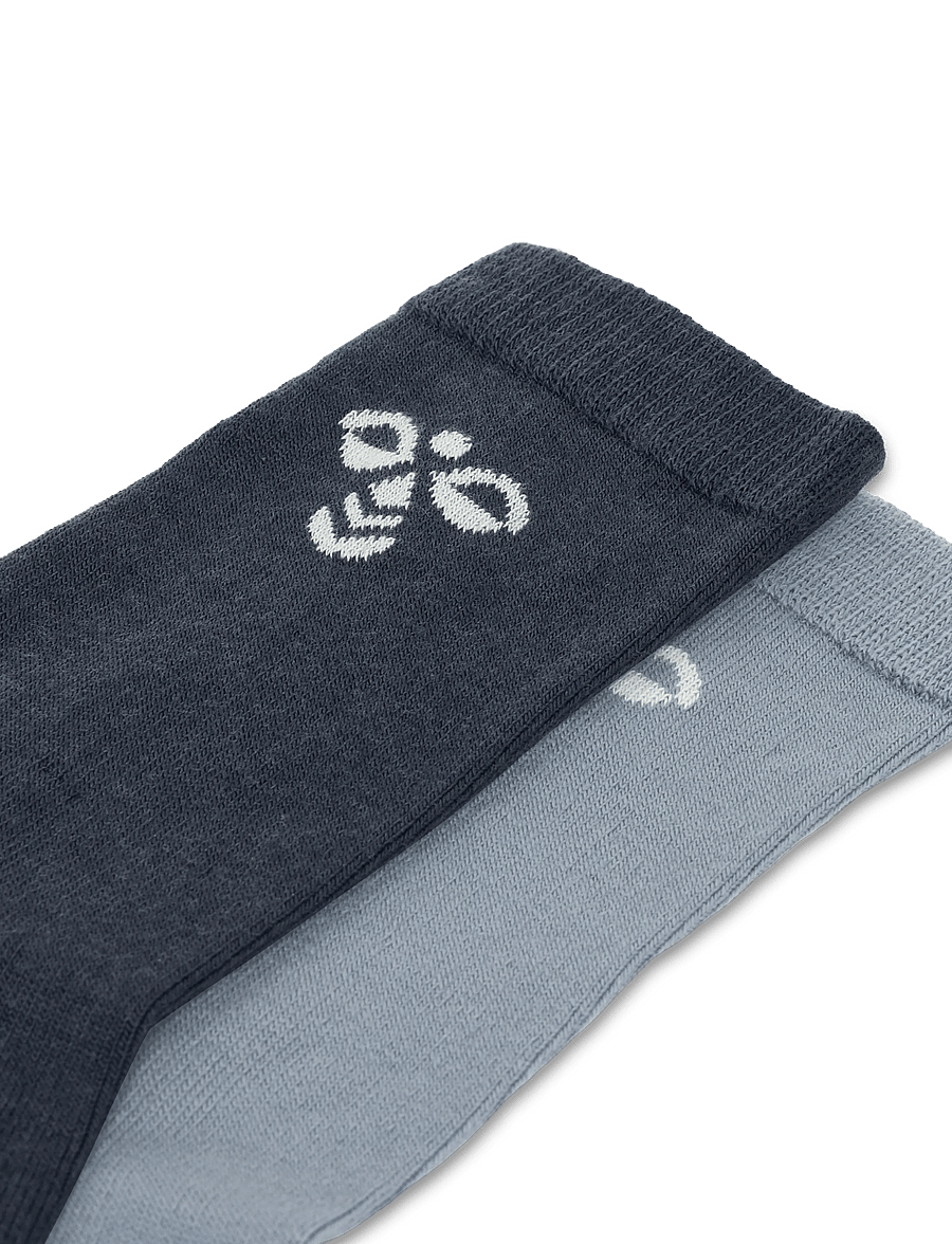 Hummel - hmlJR WOOL 2-PACK SOCKS - strümpfe - ombre blue/flint stone - 2