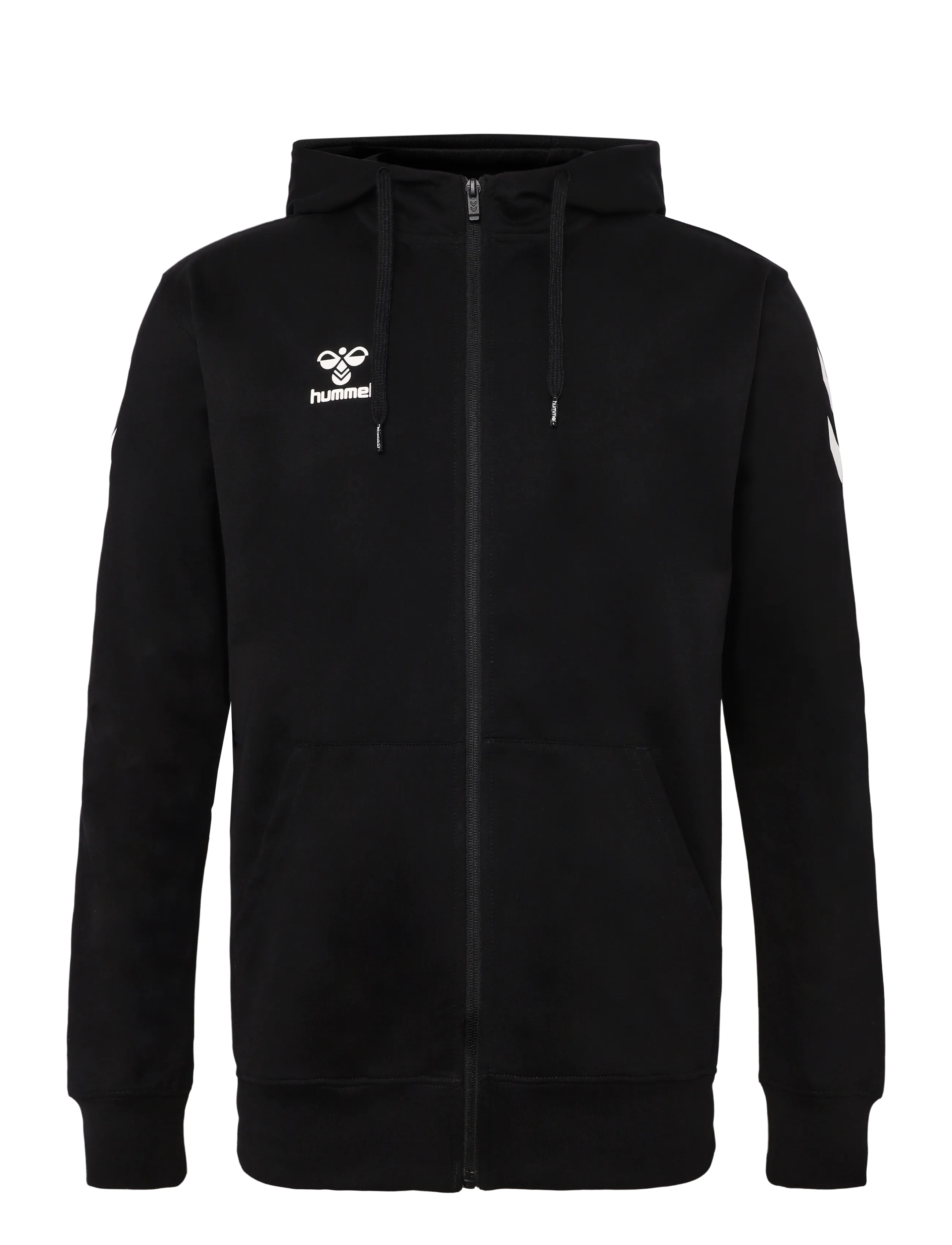 Hummel hmlGO 2.0 CHEVRON ZIP HOODIE - Dressipluusid ja pusad - BLACK / black
