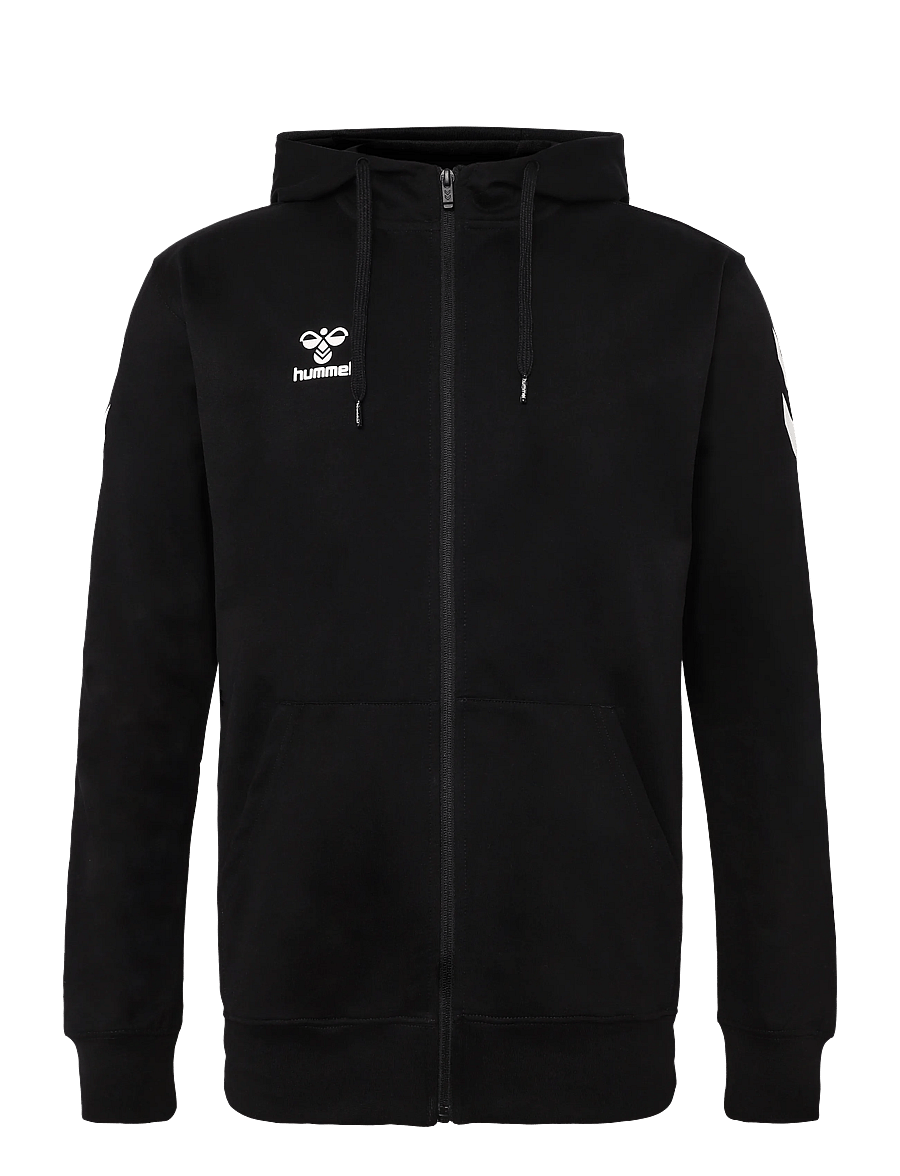 Hummel - hmlGO 2.0 CHEVRON ZIP HOODIE - black - 0