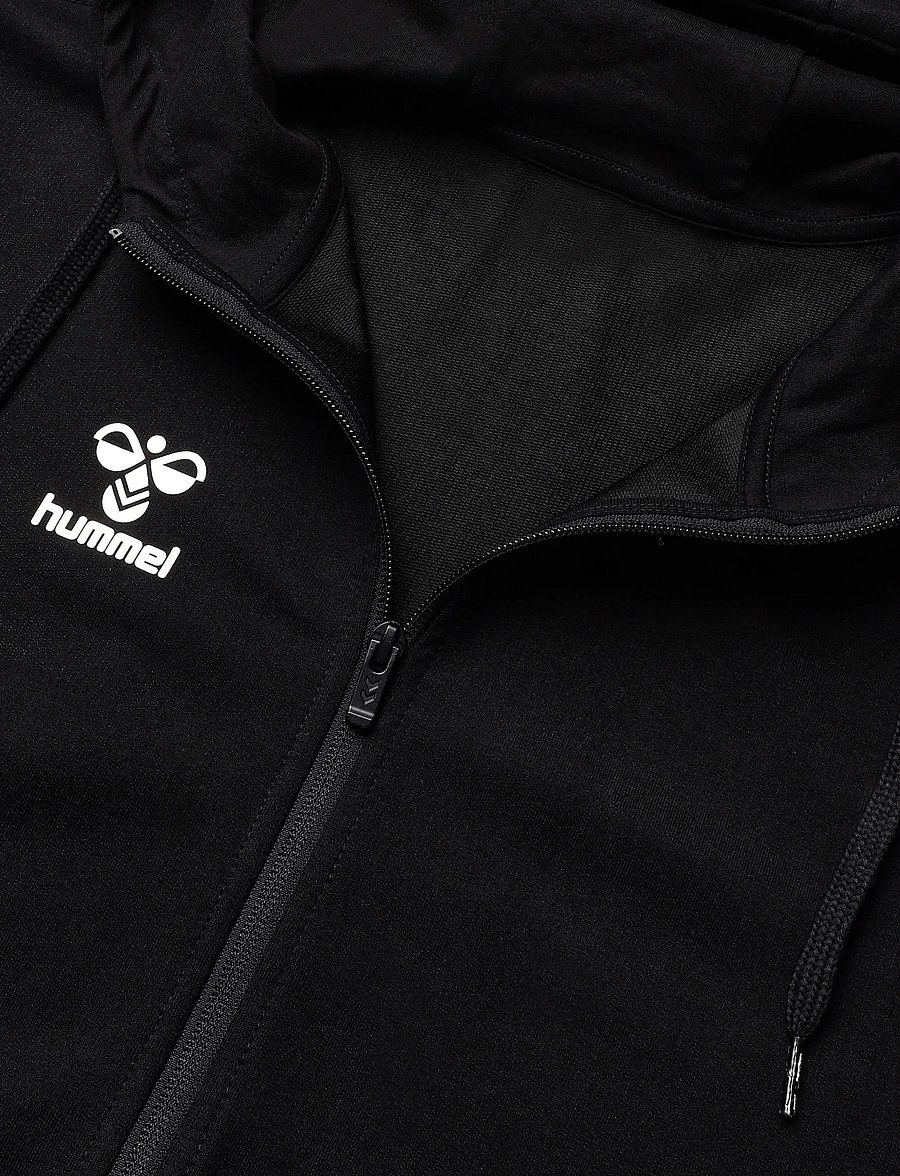 Hummel - hmlGO 2.0 CHEVRON ZIP HOODIE - black - 2