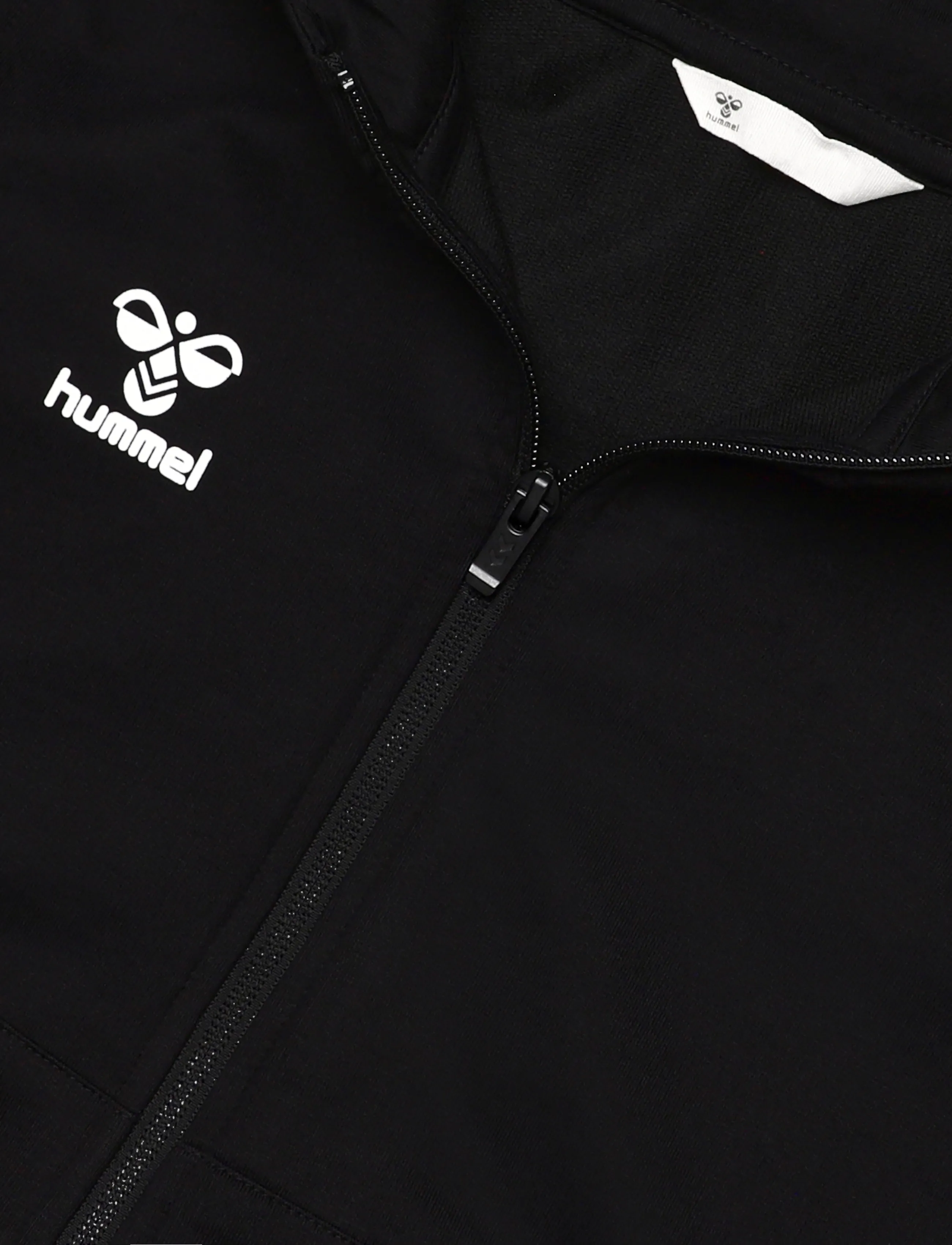 Hummel - hmlGO 2.0 CHEVRON ZIP HOODIE KIDS - fleecejacken - black - 2