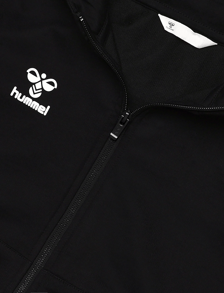 Hummel - hmlGO 2.0 CHEVRON ZIP HOODIE KIDS - fleecejacken - black - 2