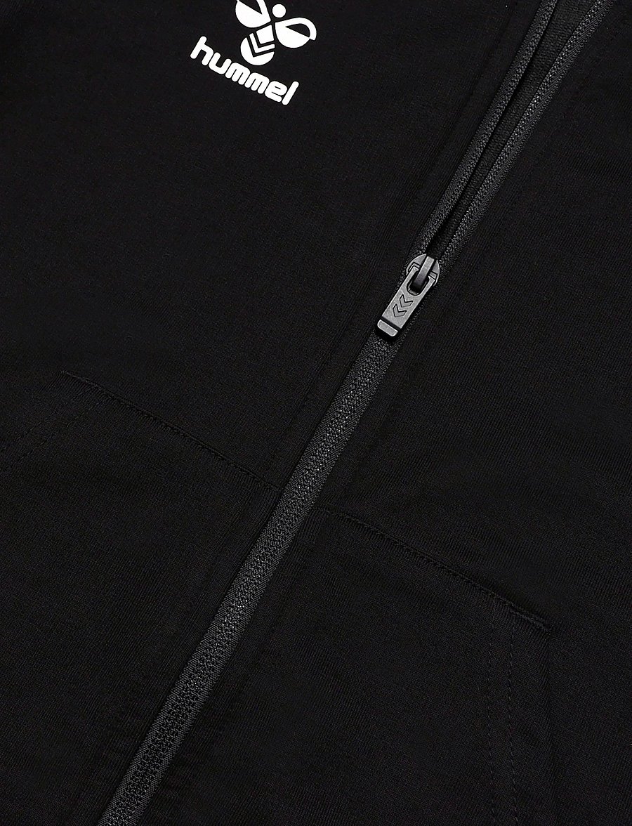 Hummel - hmlGO 2.0 CHEVRON ZIP HOODIE KIDS - fleecejacken - black - 3