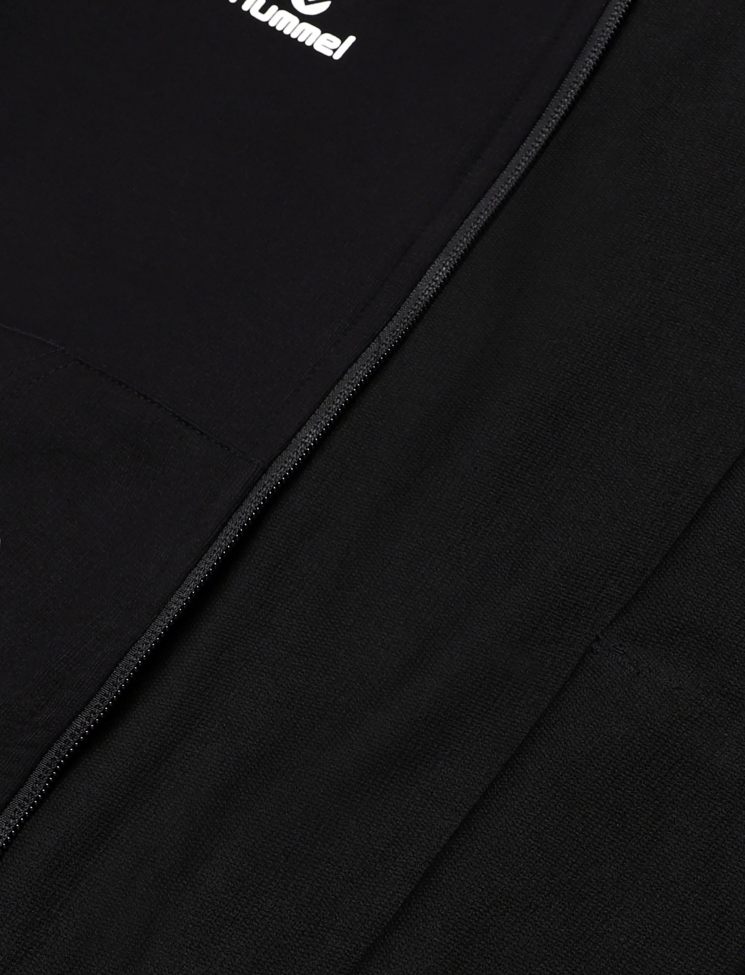 Hummel - hmlGO 2.0 CHEVRON ZIP HOODIE KIDS - fleecejacken - black - 4