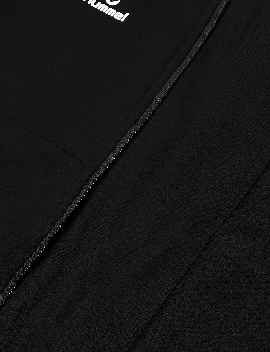 Hummel - hmlGO 2.0 CHEVRON ZIP HOODIE KIDS - fleecejacken - black - 4