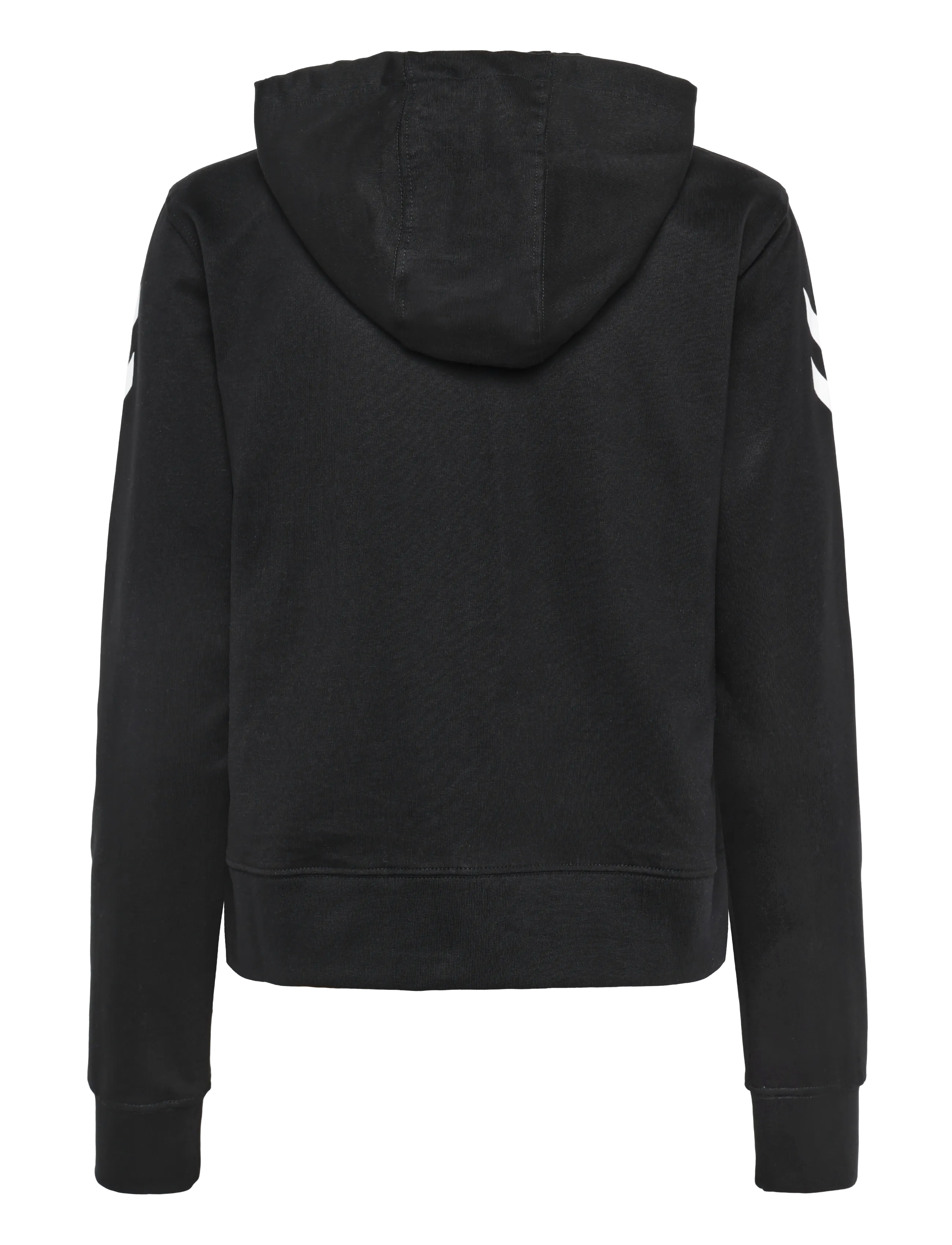Hummel - hmlGO 2.0 CHEVRON ZIP HOODIE WOMAN - tops - black - 1