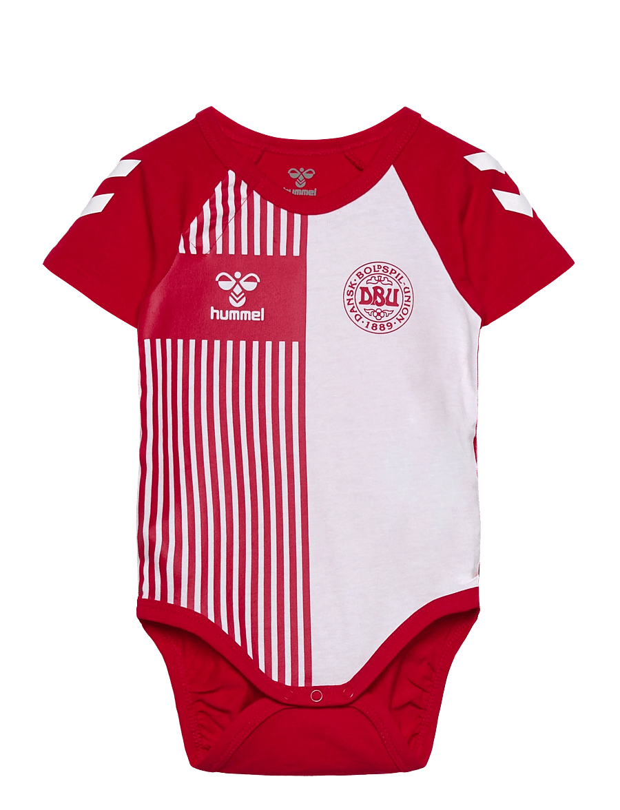 Hummel - hmlMINI DBU STRIPY BODY S/S - kurzärmelig - tango red - 0