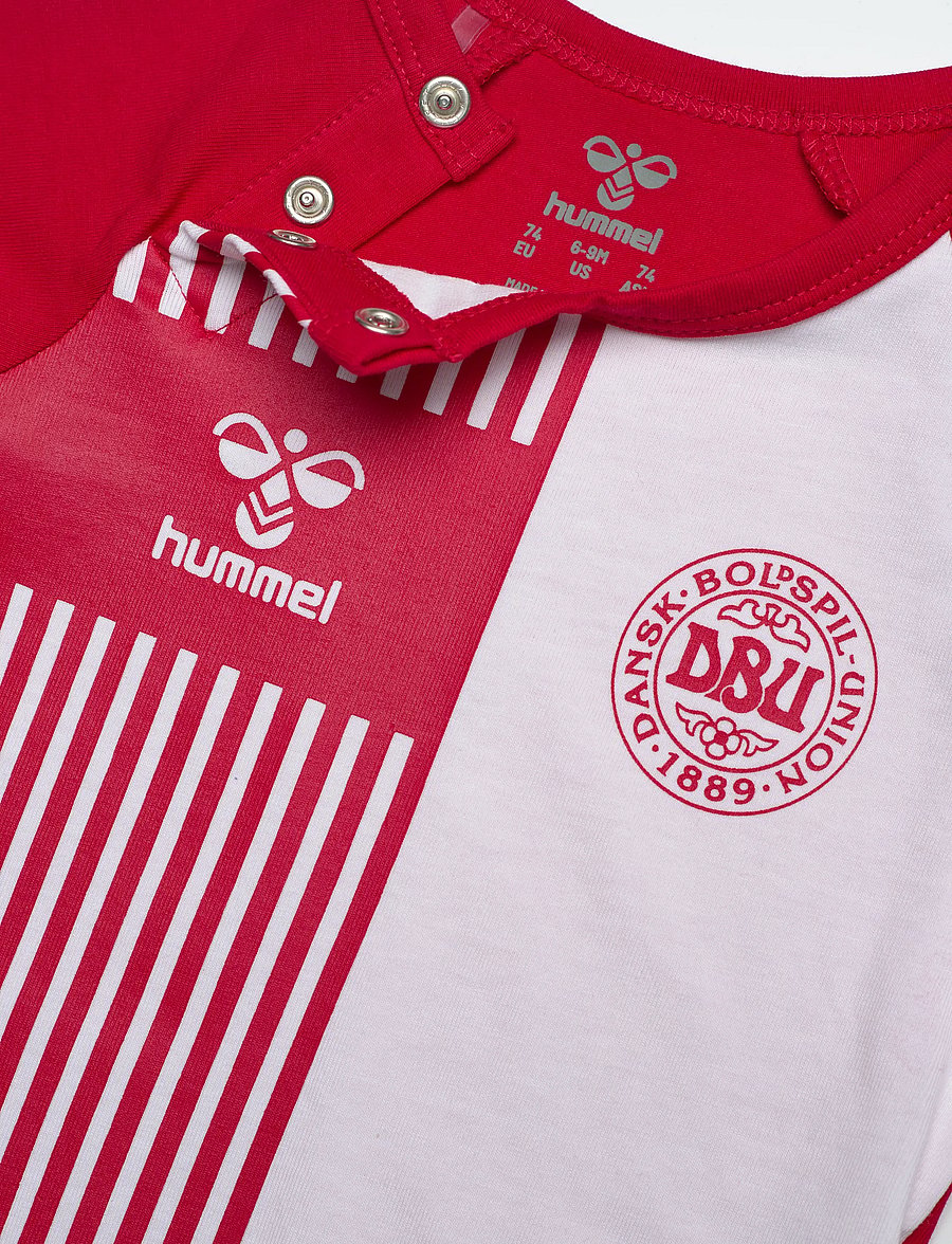 Hummel - hmlMINI DBU STRIPY BODY S/S - kurzärmelig - tango red - 2