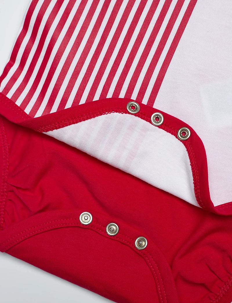 Hummel - hmlMINI DBU STRIPY BODY S/S - kortærmede heldragter - tango red - 3