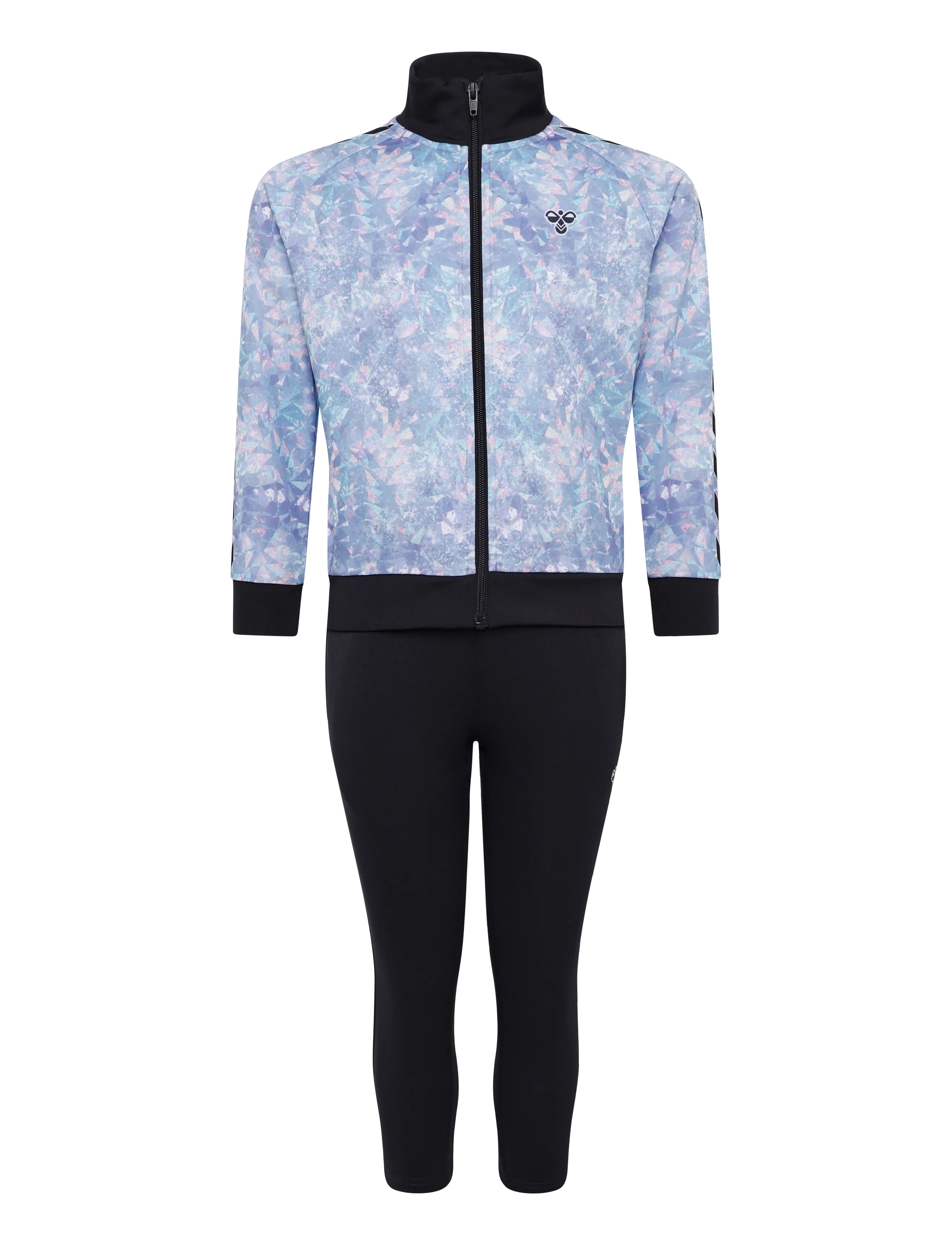 Hummel hmlJR SHIMMER TRACK SUIT - Vaata kõiki - BLACK / black