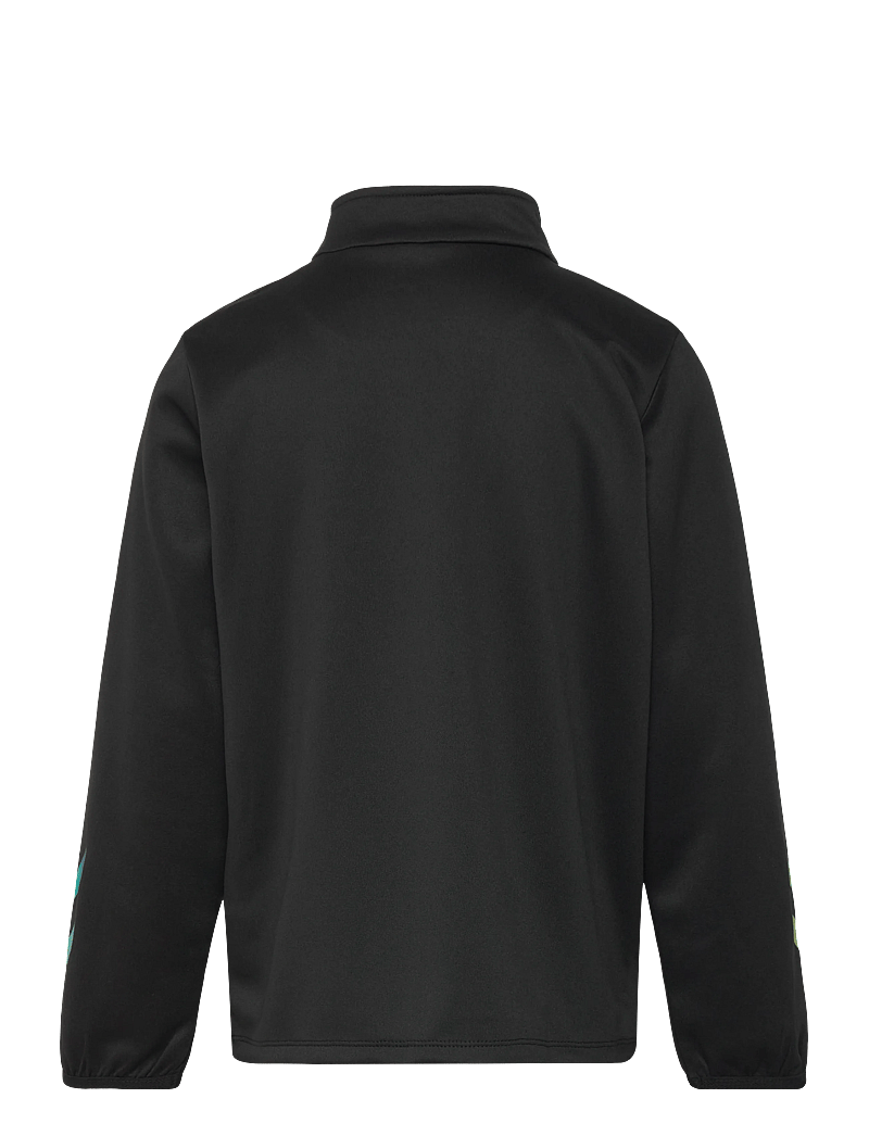 Hummel - hmlSHIMMER HALF ZIP KIDS - dressipluusid - black/limeade - 1