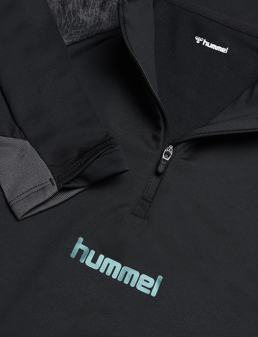 Hummel - hmlBLAZE26 PRO TRAINING HALF ZIP - sweatshirts - black - 2