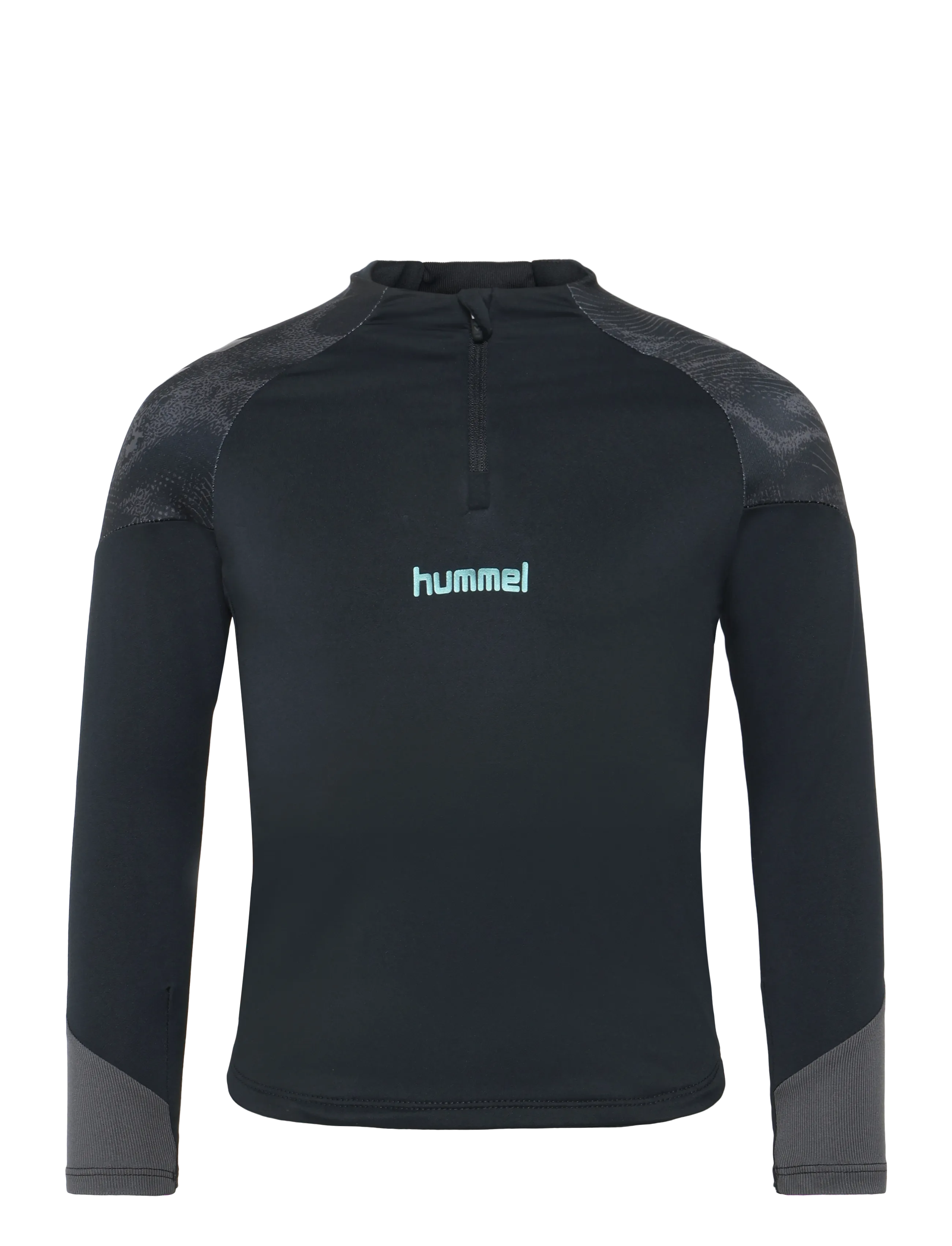 Hummel hmlBLAZE26 PRO TRAINING HALFZIP KID - Sweatshirts & Huvtröjor - BLACK / black