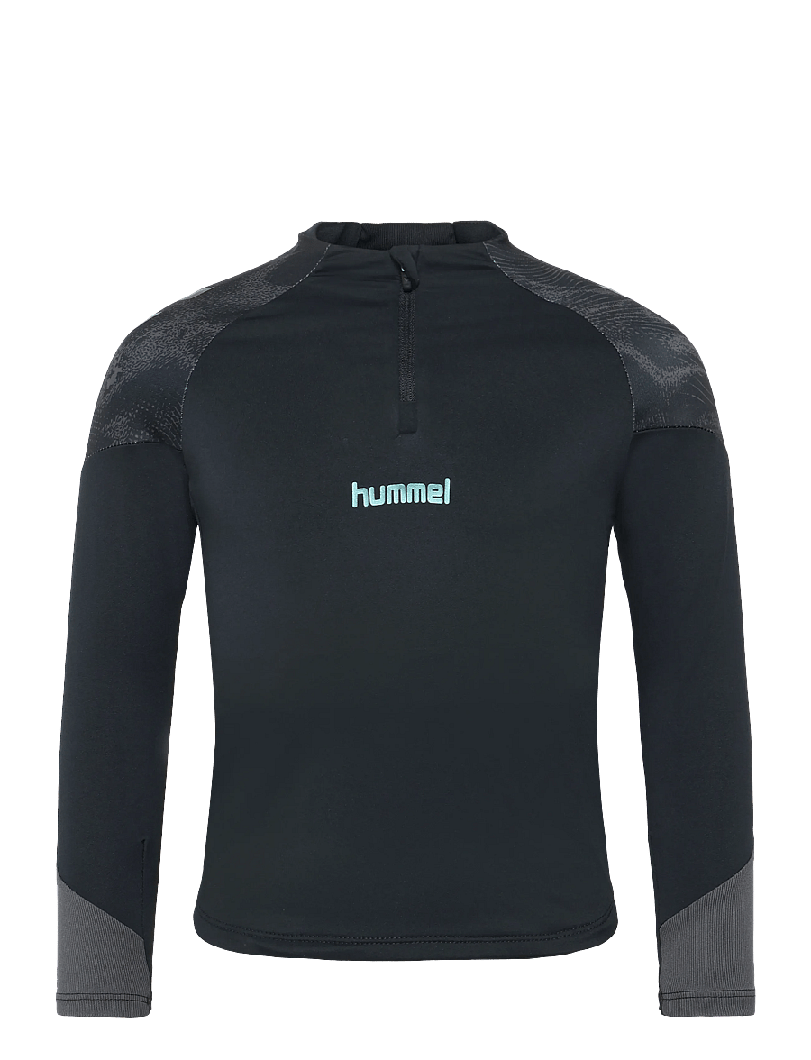 Hummel - hmlBLAZE26 PRO TRAINING HALFZIP KID - sweatshirts - black - 0