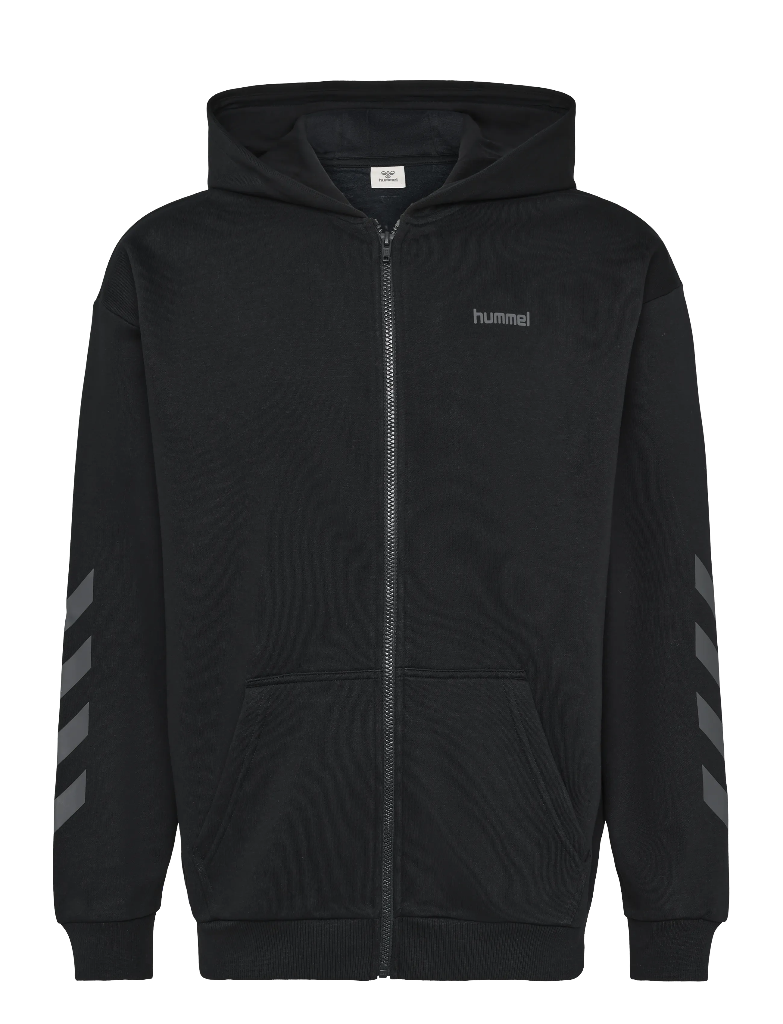 Hummel hmlKEEPER CHEVRON ZIP HOODIE - Kleidung - BLACK / black