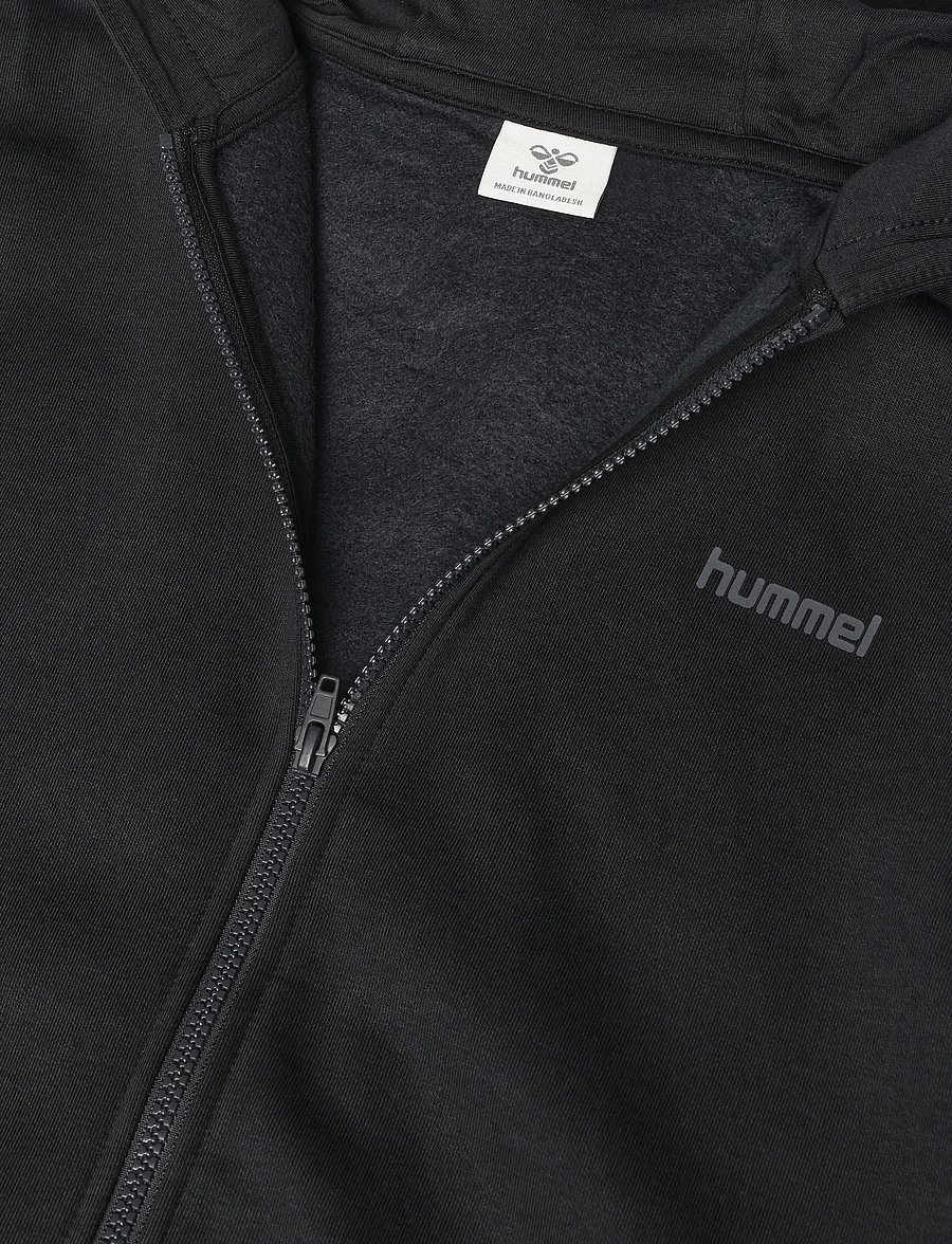 Hummel - hmlKEEPER CHEVRON ZIP HOODIE - sweatshirts - black - 2