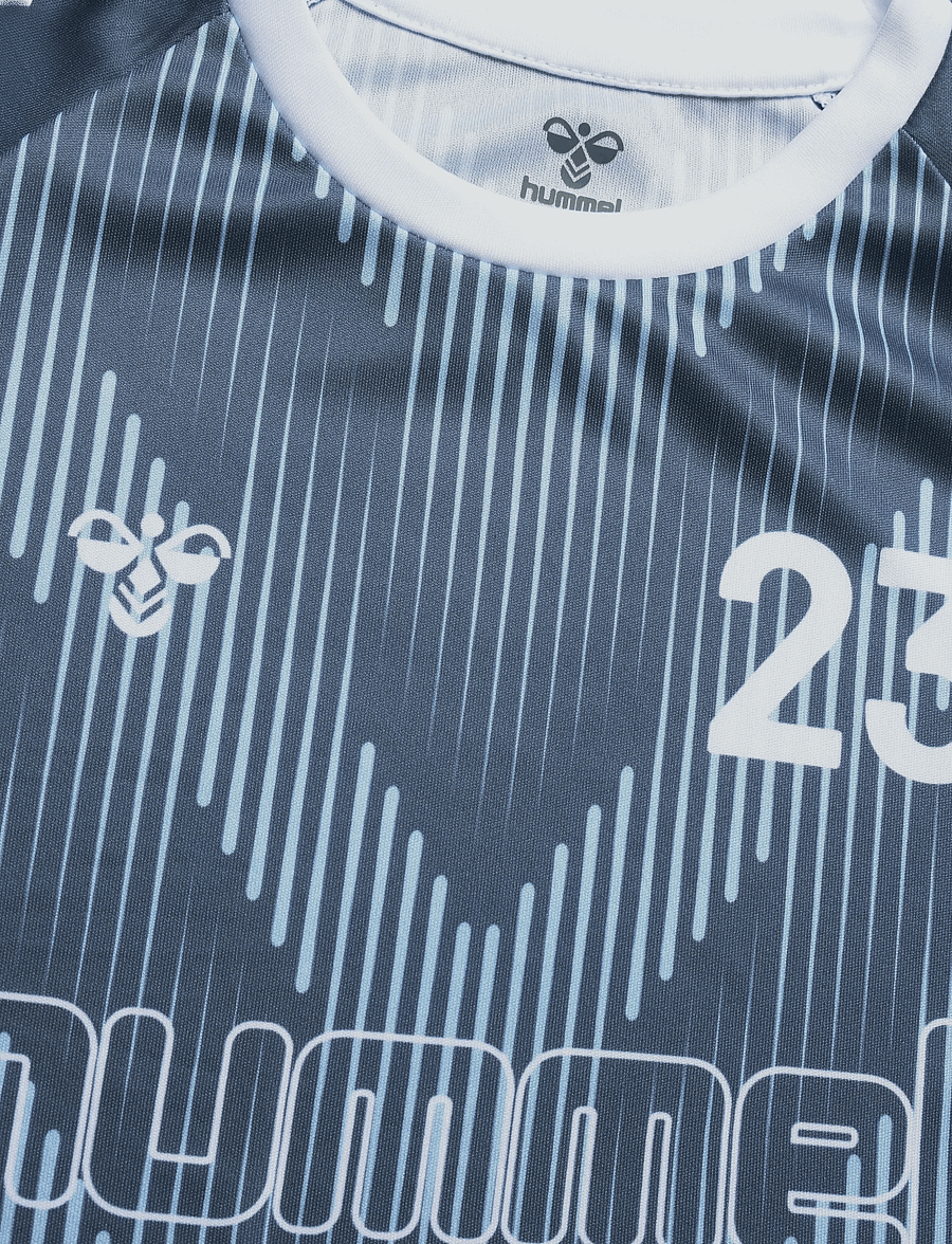 Hummel - hmlJR REG SOCCER 12 T-SHIRT SS - sports tops - flint stone - 2