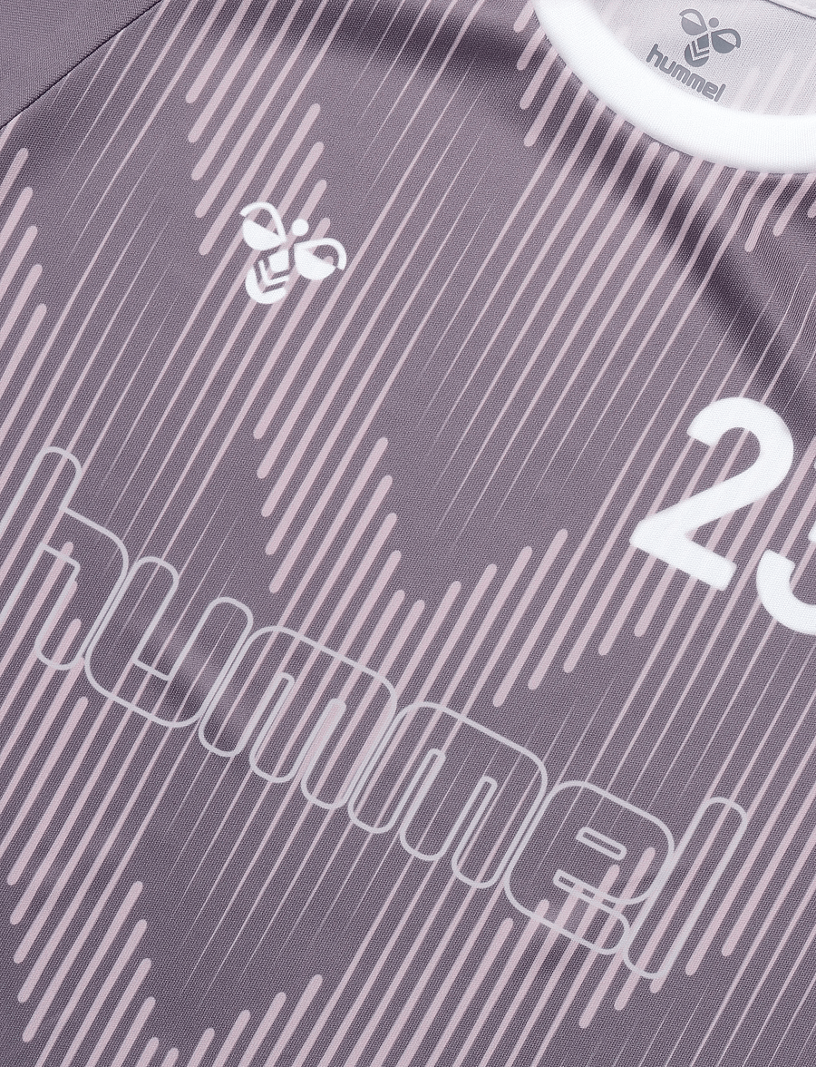 Hummel - hmlJR REG SOCCER 12 T-SHIRT SS - sportoberteile - gray ridge - 2