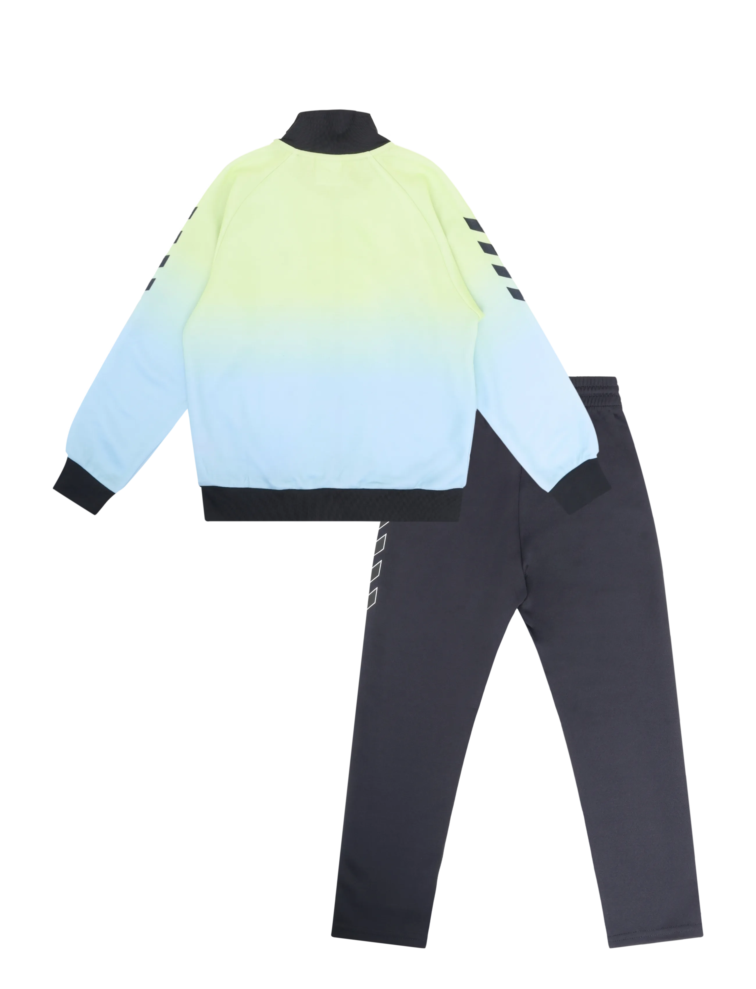 Hummel - hmlJR GRADIENT TRACK SUIT - spordidressid - shadow lime/black - 1