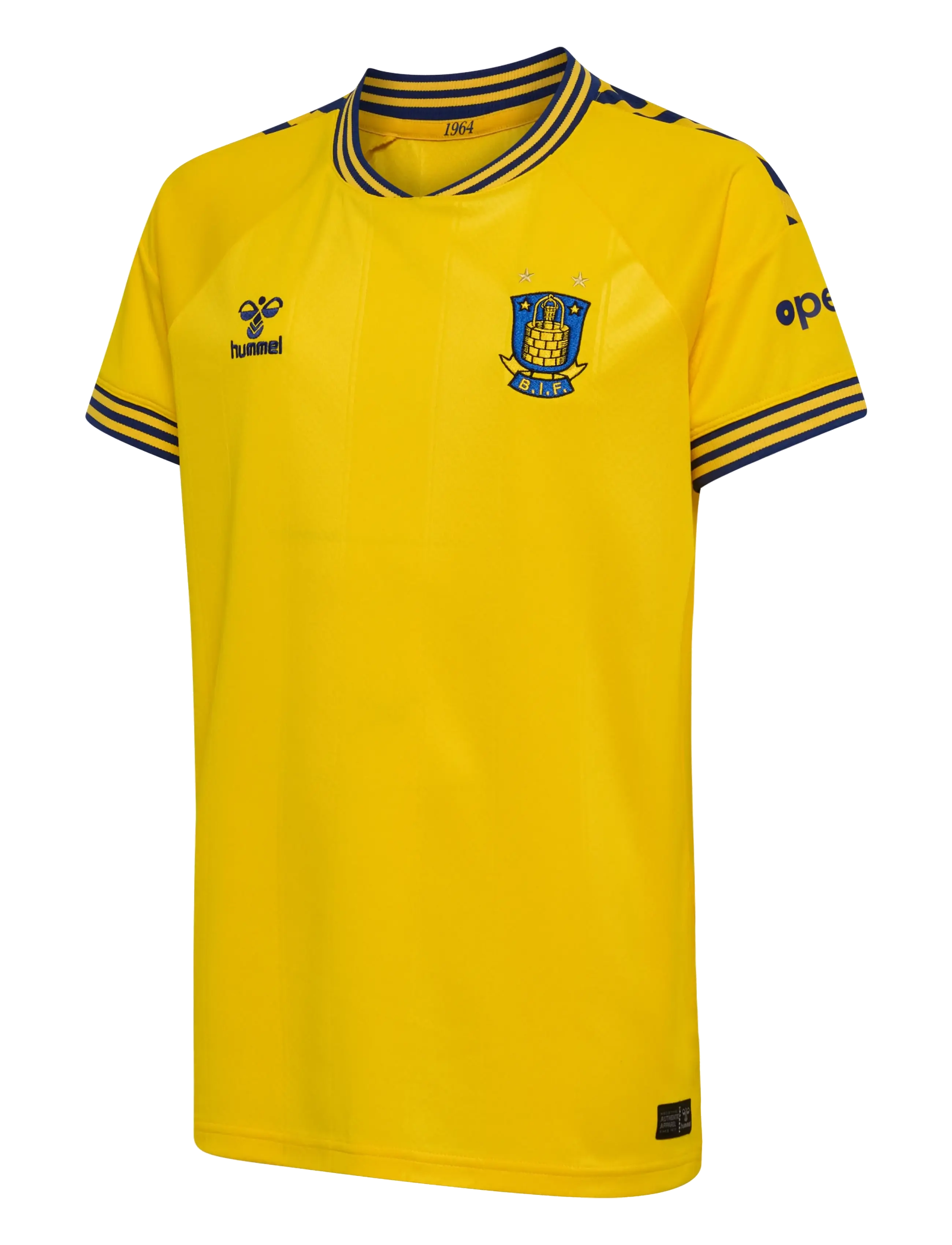 Hummel Brøndby IF 26/27 HOME JERSEY S/S KIDS - Fodbold - LEMON / yellow