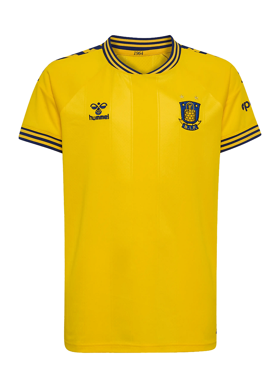 Hummel - Brøndby IF 26/27 HOME JERSEY S/S KIDS - sportstoppe - lemon - 2