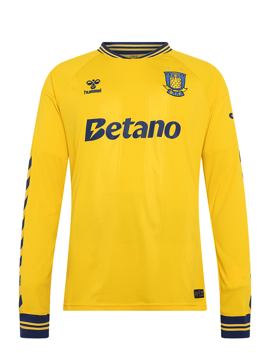 Hummel - BIF 26/27 HOME JERSEY L/S - football shirts - lemon - 0