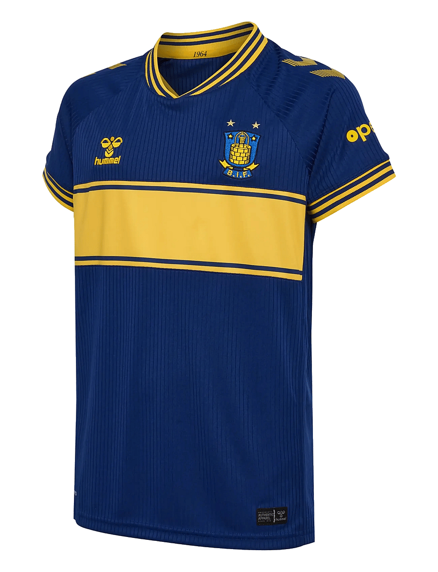 Hummel - BIF 26/27 AWAY JERSEY S/S KIDS - sportoberteile - blue depths - 0