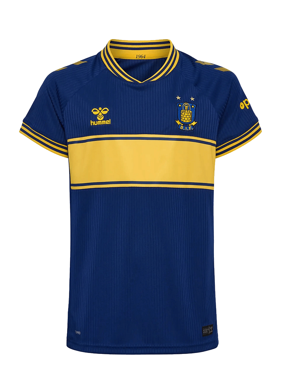 Hummel - BIF 26/27 AWAY JERSEY S/S KIDS - sportoberteile - blue depths - 1