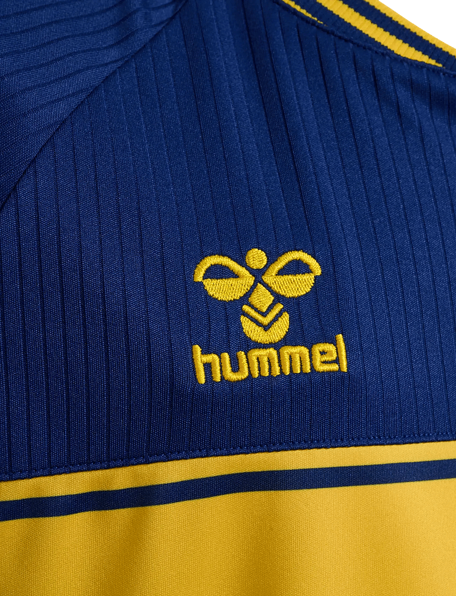 Hummel - BIF 26/27 AWAY JERSEY S/S KIDS - sportoberteile - blue depths - 4