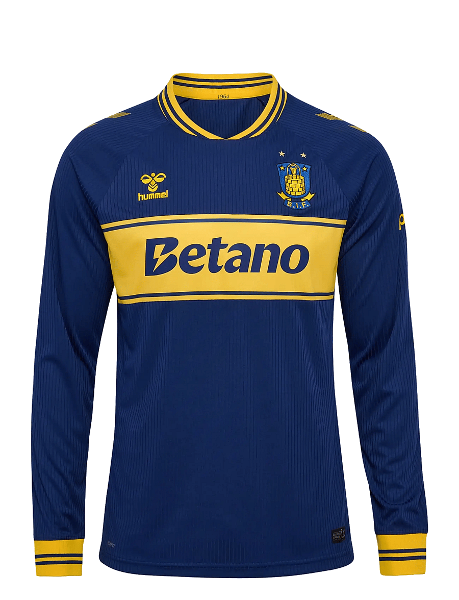 Hummel - BIF 26/27 AWAY JERSEY L/S - fotbollströjor - blue depths - 1