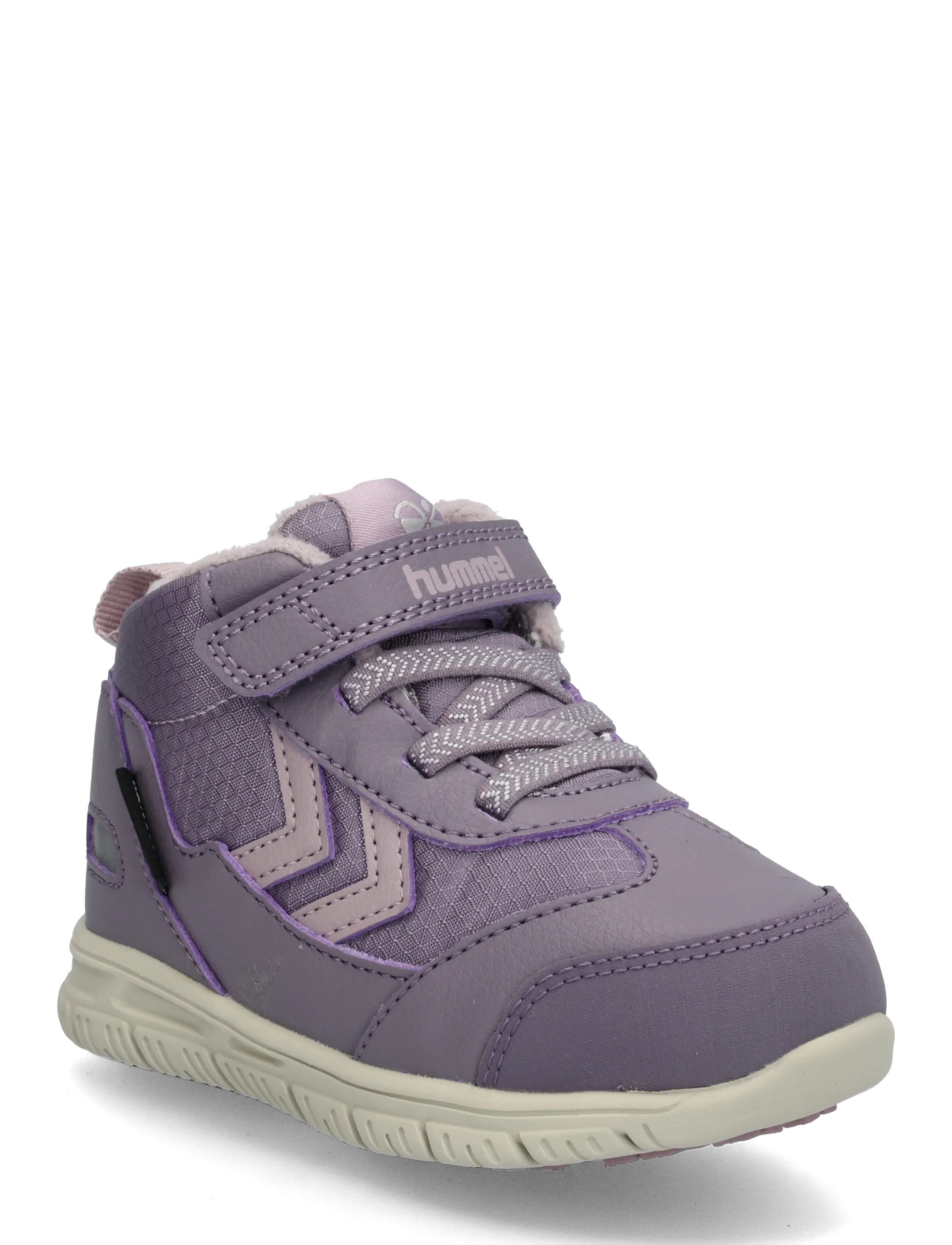 Hummel CROSSLITE WINTER MID TEX INFANT - Sportssko - GRAY RIDGE / purple