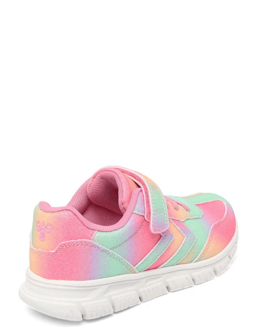 Hummel - CROSSLITE GLITTER 2.0 JR - lave sneakers - multi colour red/yellow/green - 1