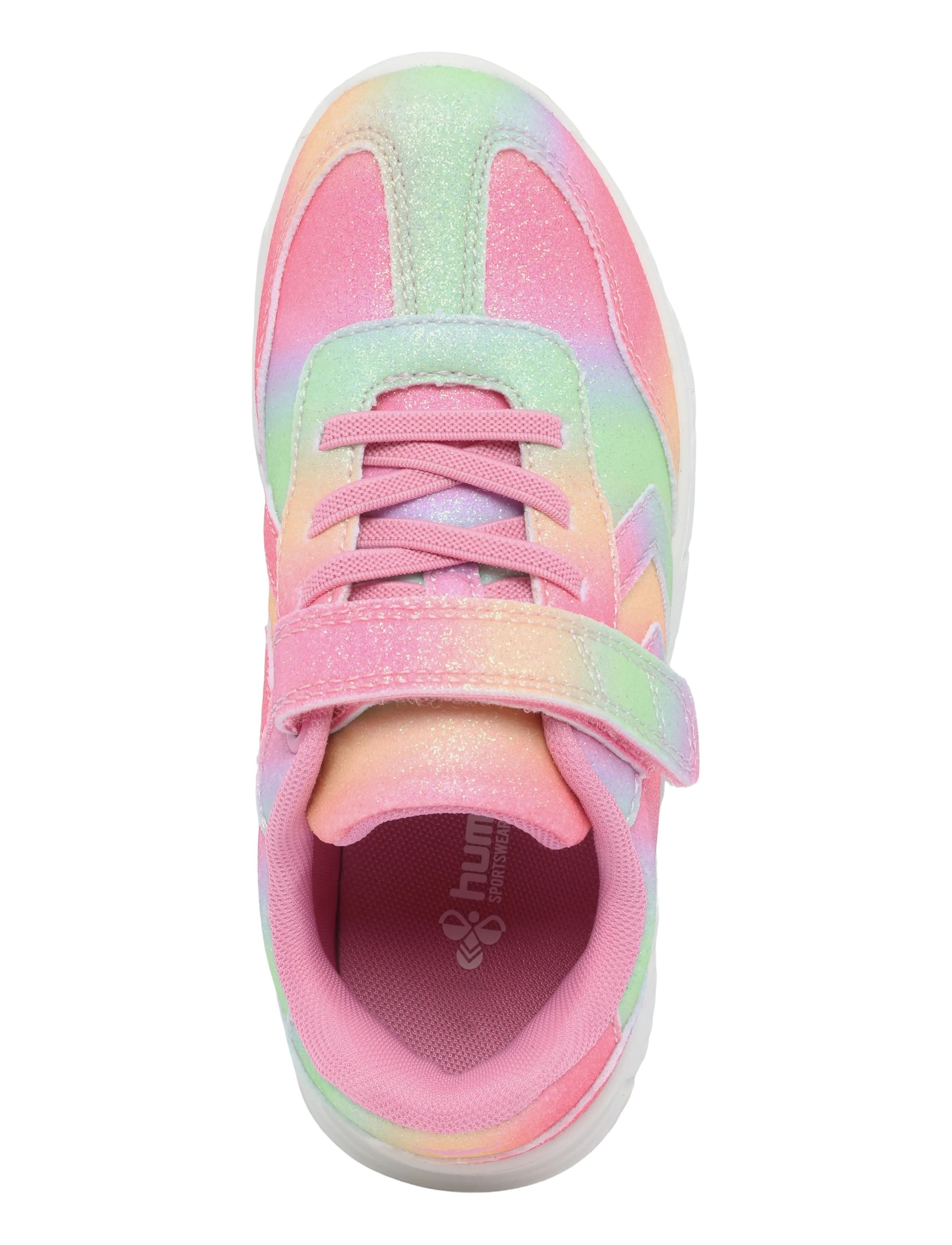Hummel - CROSSLITE GLITTER 2.0 JR - lave sneakers - multi colour red/yellow/green - 3