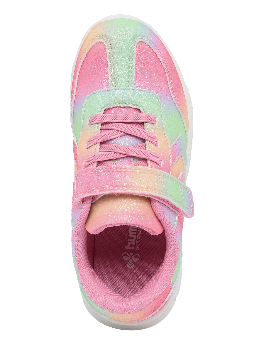 Hummel - CROSSLITE GLITTER 2.0 JR - lave sneakers - multi colour red/yellow/green - 3