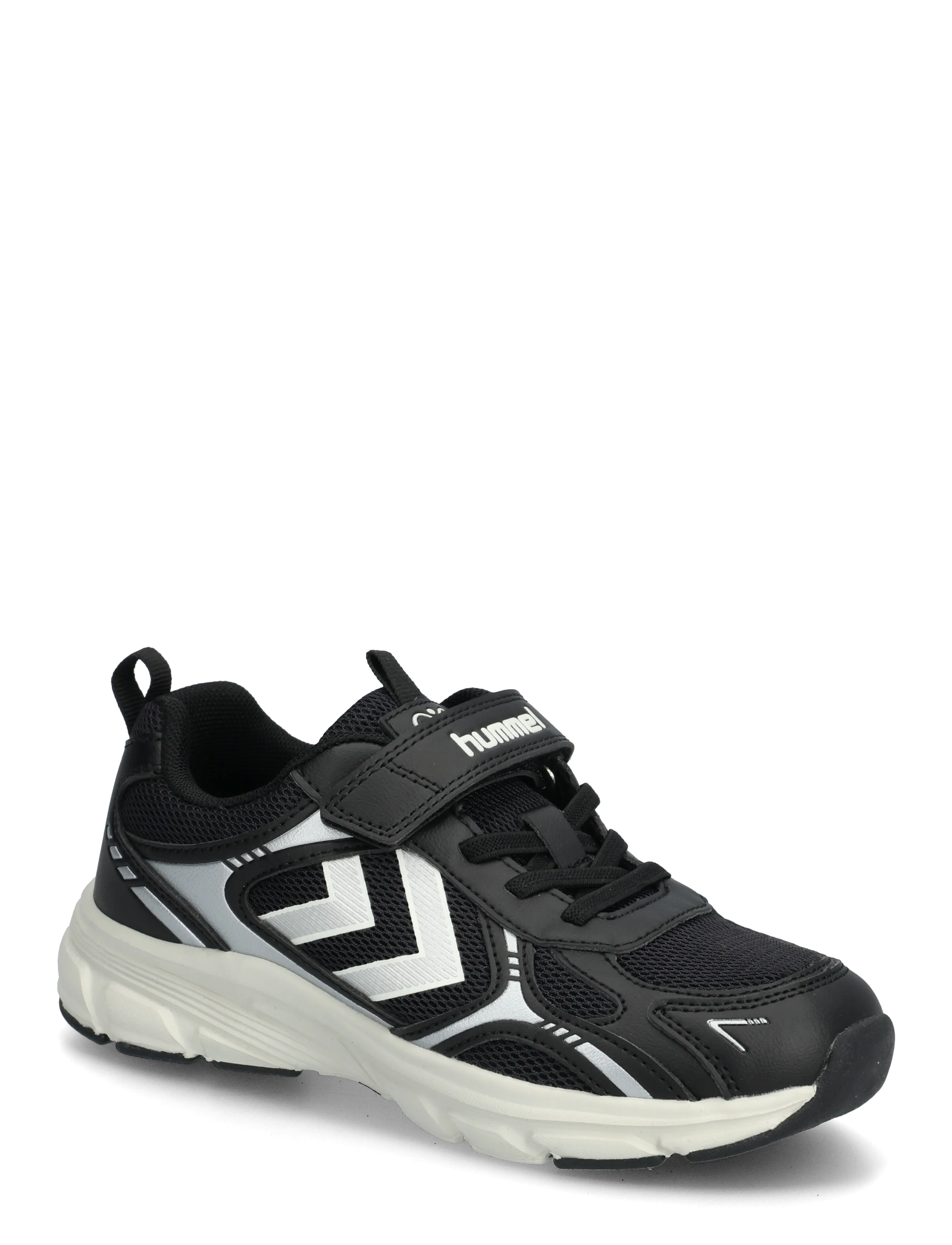 Hummel EFFORT ONE VC JR - Schuhe - BLACK/SILVER / black