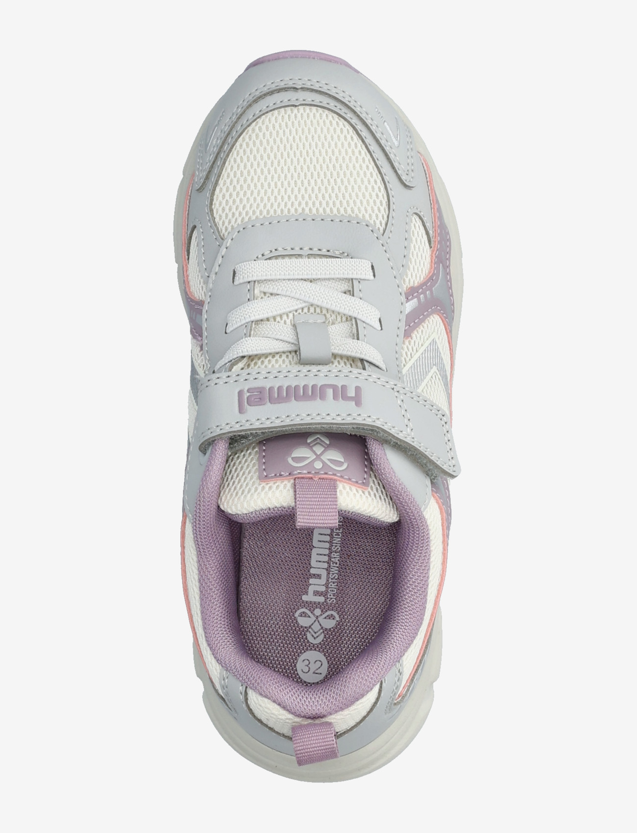 Hummel - EFFORT ONE VC JR - lave sneakers - marshmallow/silver - 3