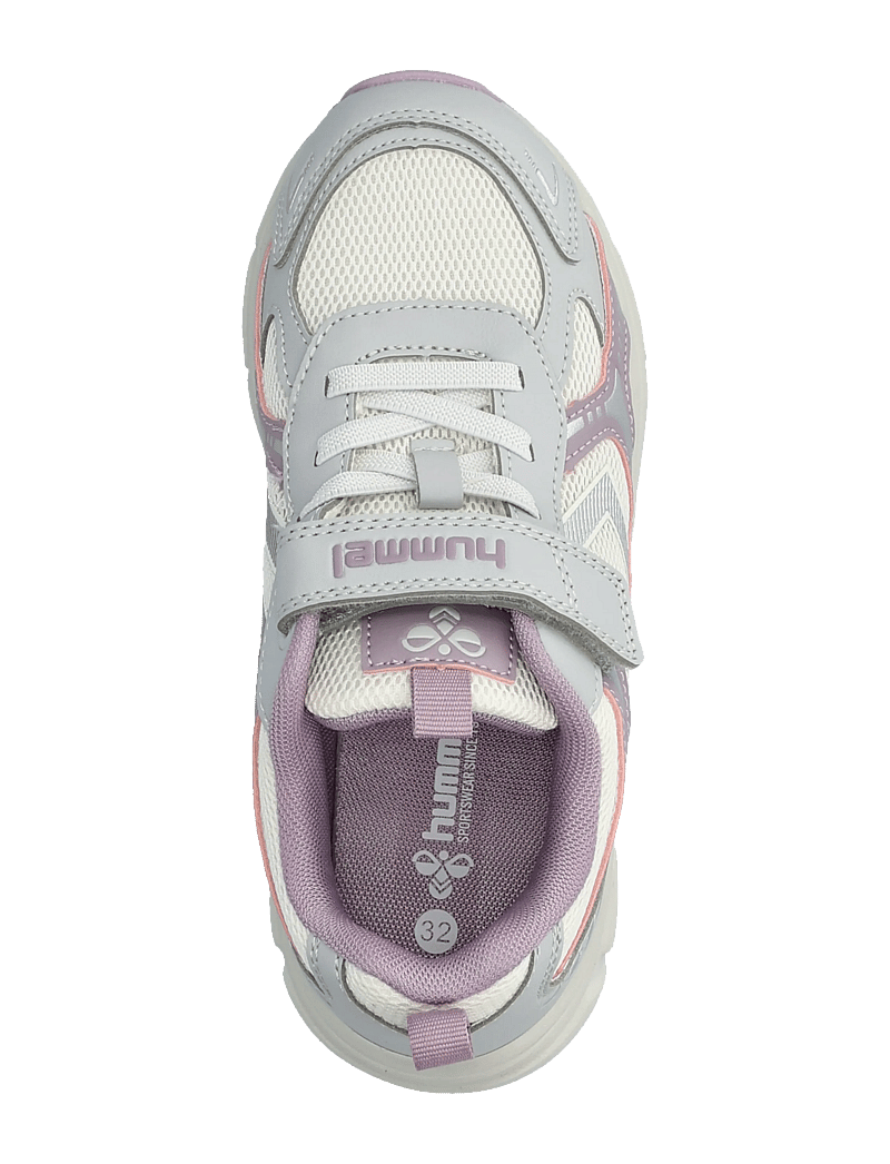Hummel - EFFORT ONE VC JR - lave sneakers - marshmallow/silver - 3