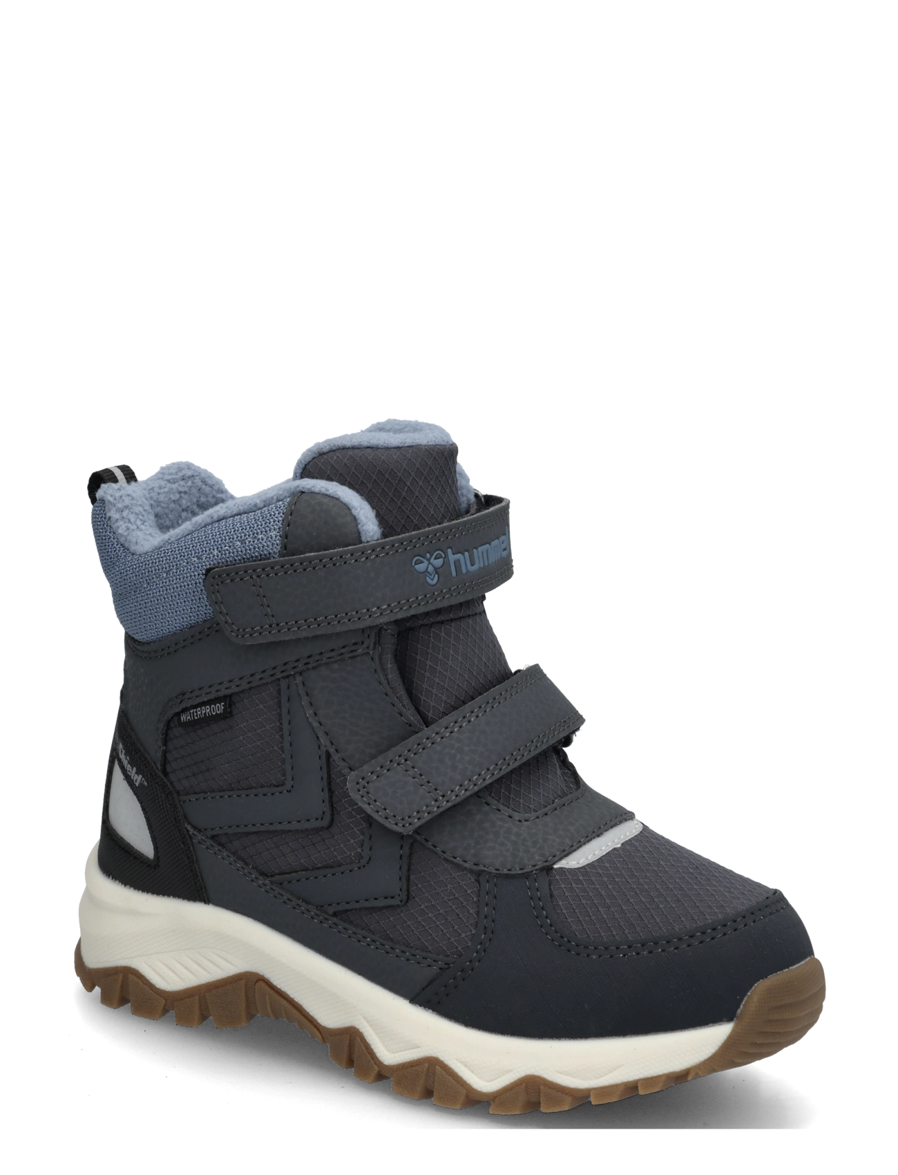 Hummel STORM TEX BOOT JR - Skor - EBONY / grey