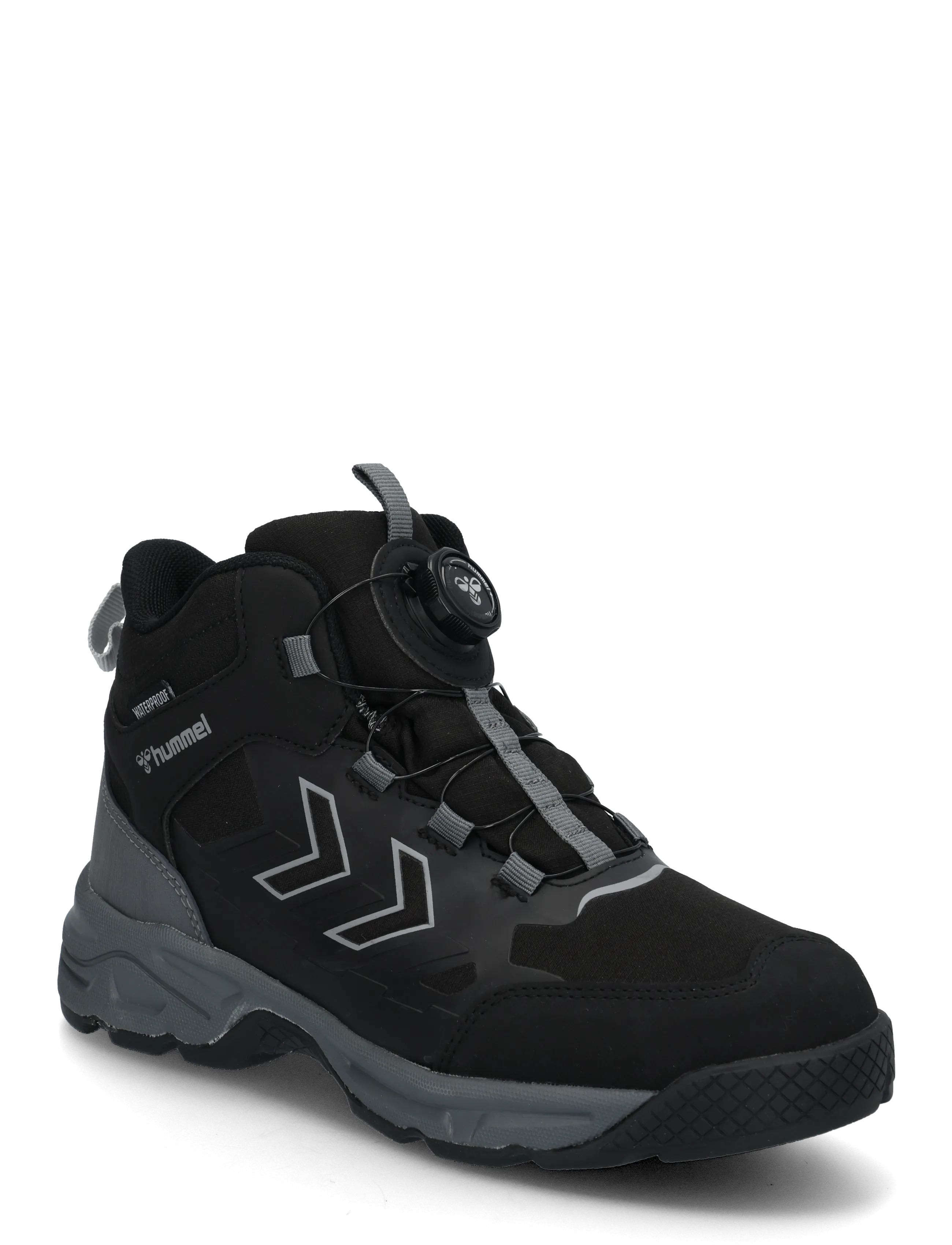 Hummel CLIFF EASY TEX BOOT JR - Sportssko - BLACK / black