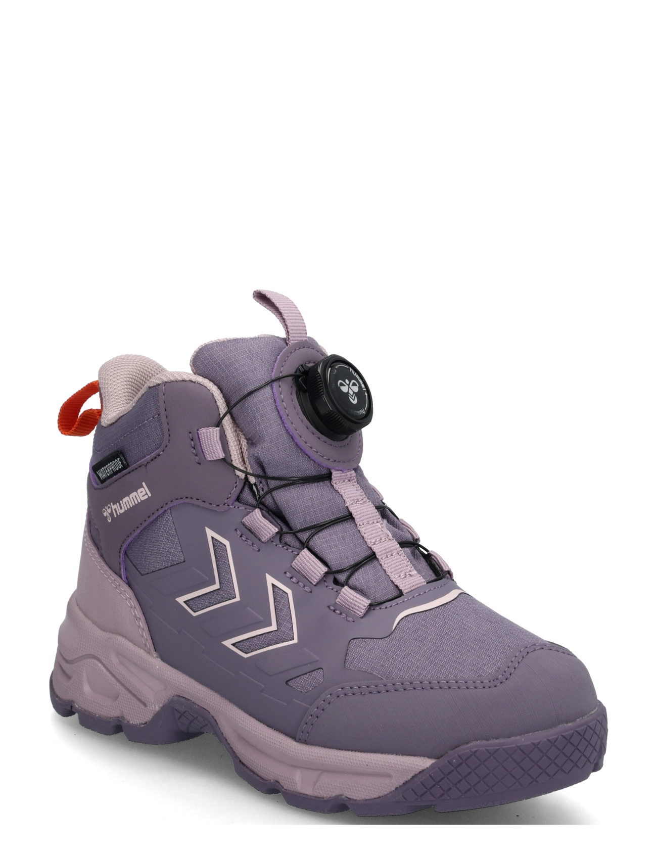 Hummel CLIFF EASY TEX BOOT JR - Teens 35-44 - GRAY RIDGE / purple