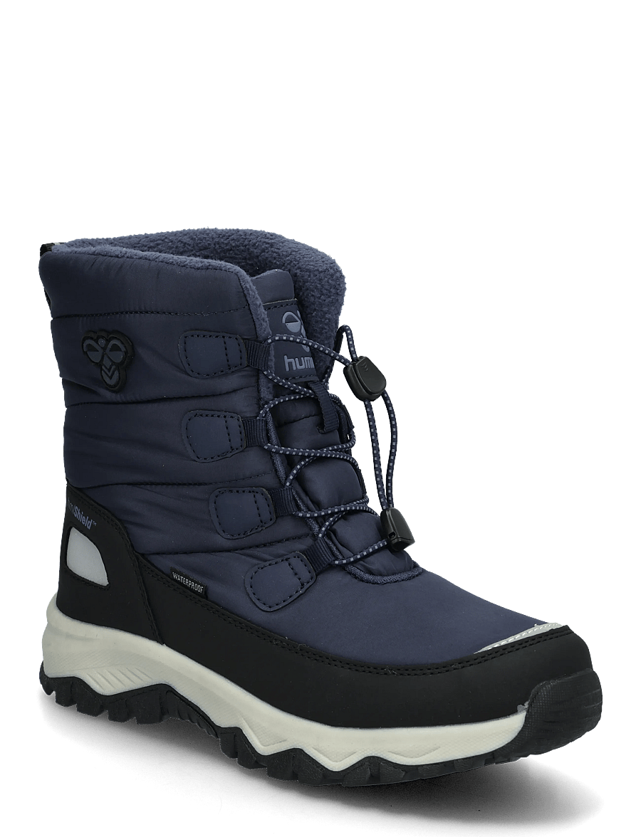 Hummel - BROOK HIGH TEX BOOT JR - schuhe - black iris - 0