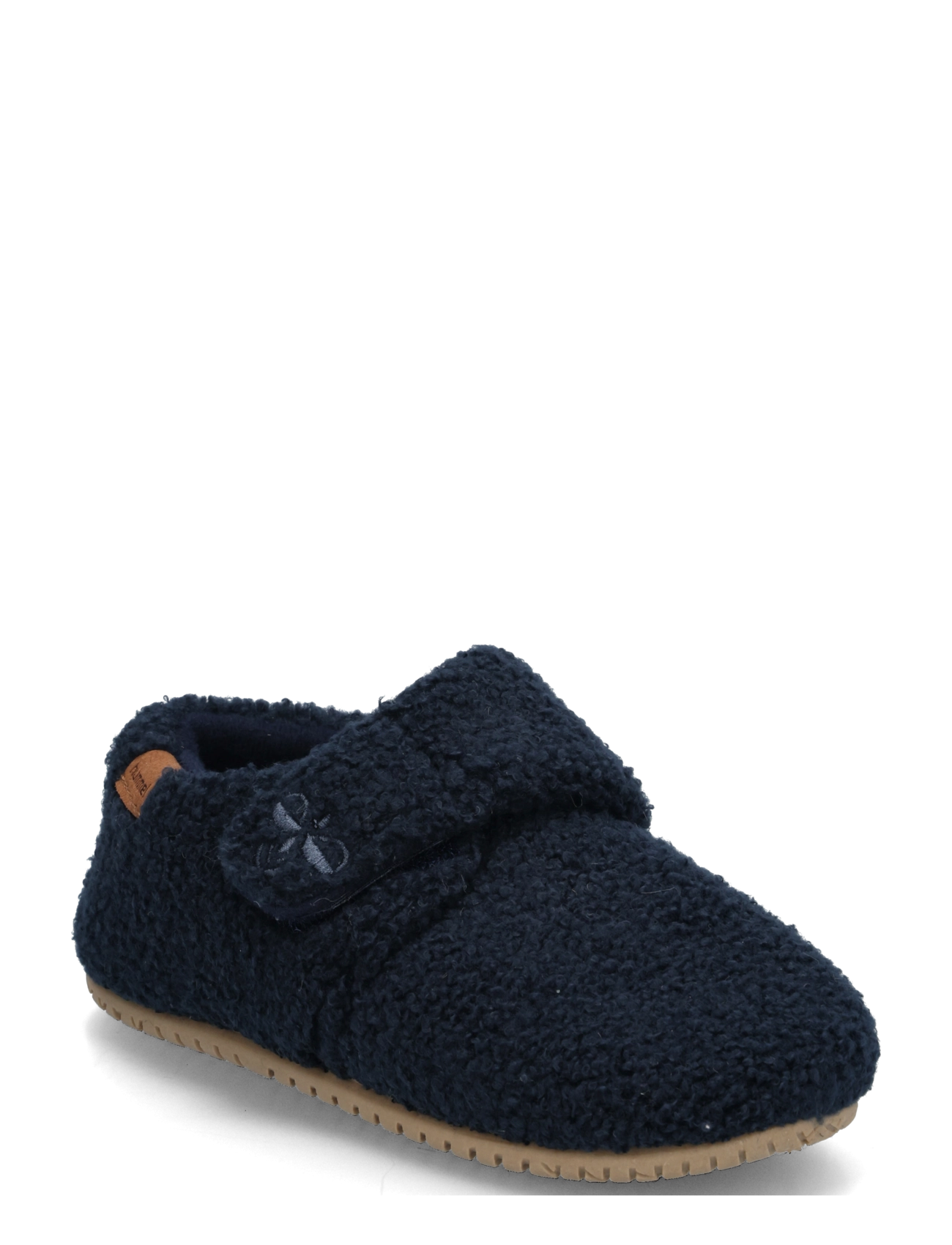 Hummel TEDDY SLIPPER INFANT - Babystrikstøvler - BLACK IRIS / navy