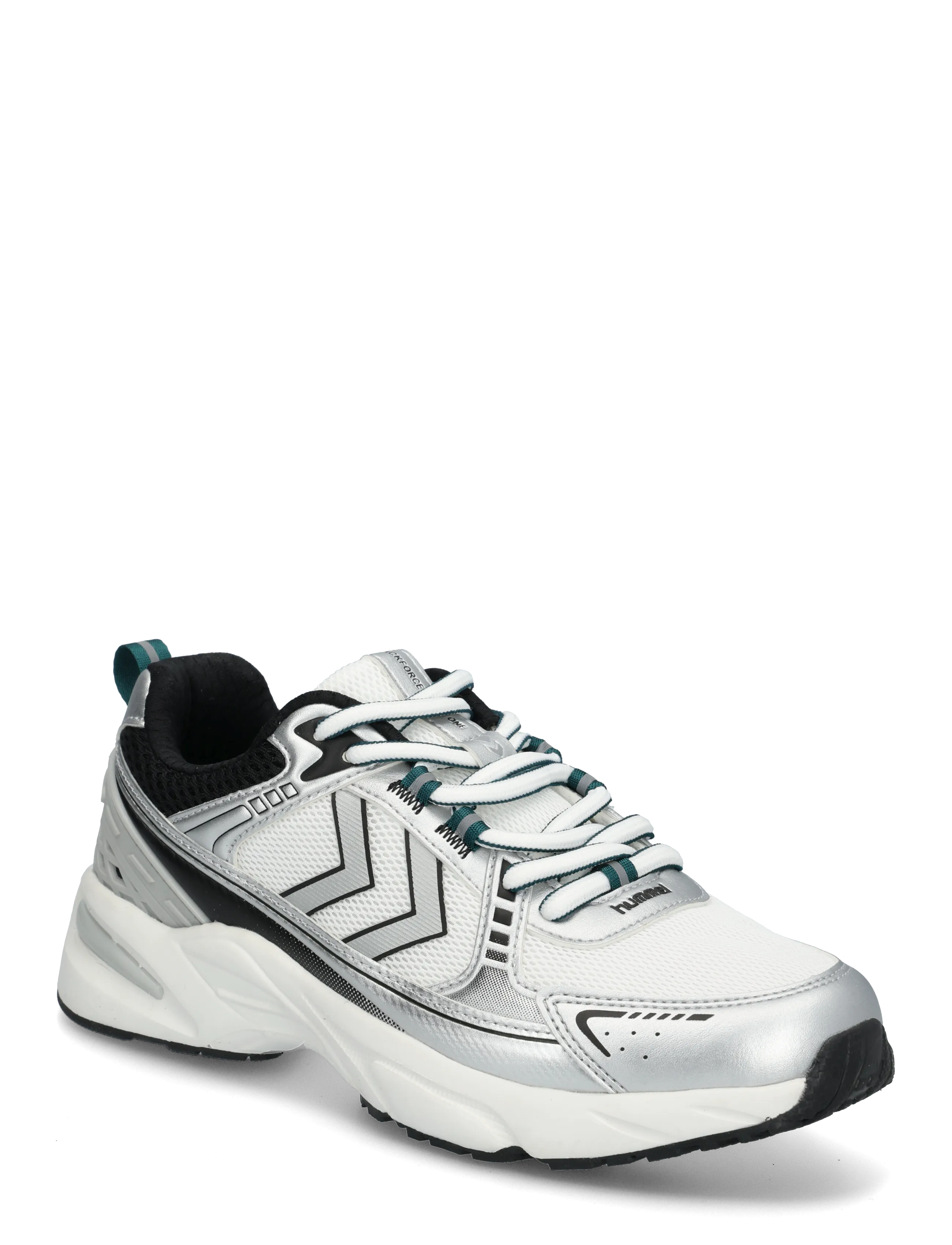 Hummel HML TRACKFORCE ONE - Skor - WHITE/BLACK/GREEN / white