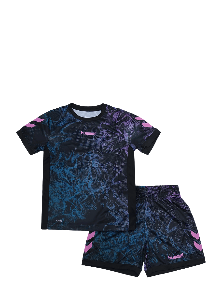 Hummel - hmlBLAZE CLUB 26 GRAPHIC SET KIDS - 2-teilige sets - black/pink - 0