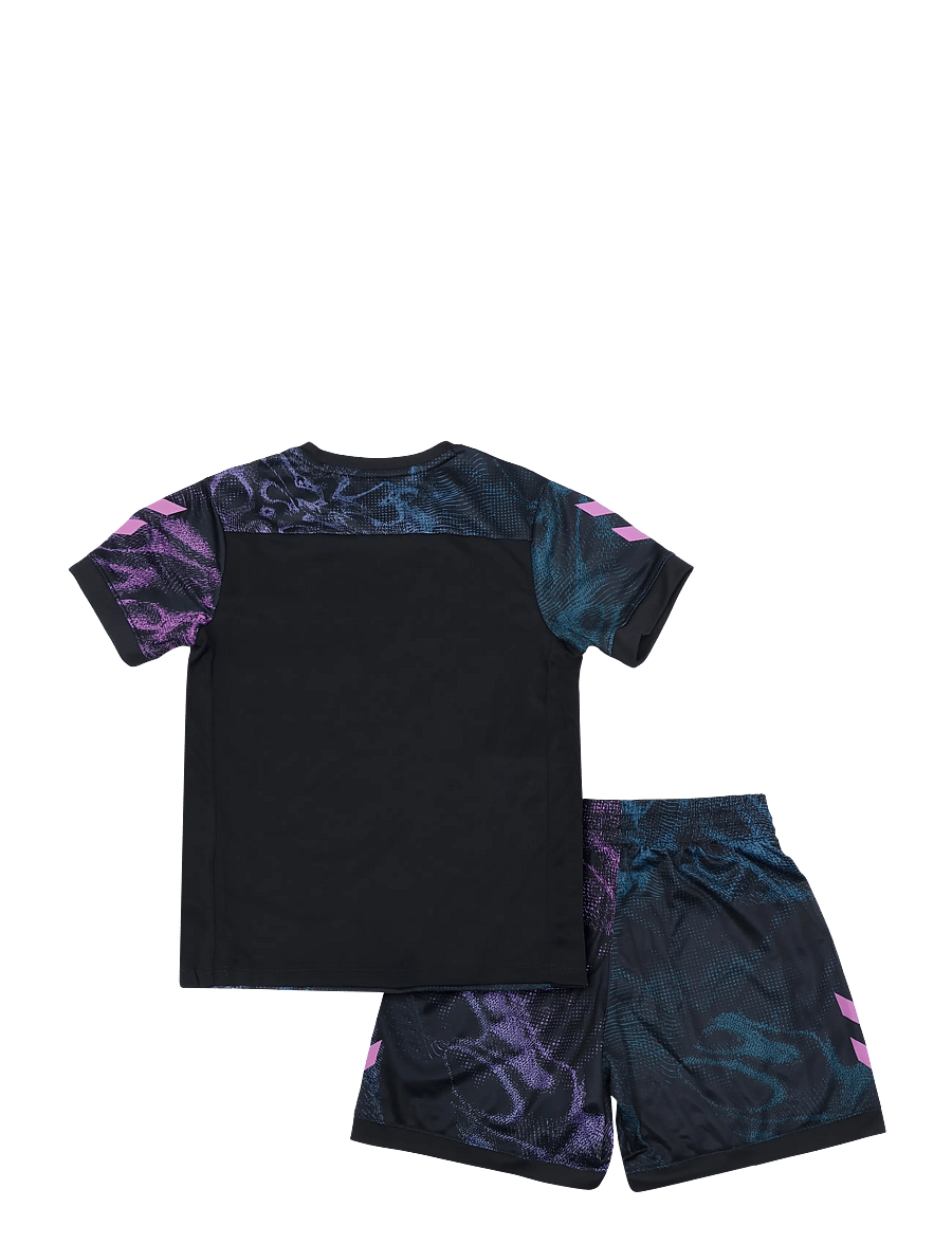 Hummel - hmlBLAZE CLUB 26 GRAPHIC SET KIDS - 2-teilige sets - black/pink - 1