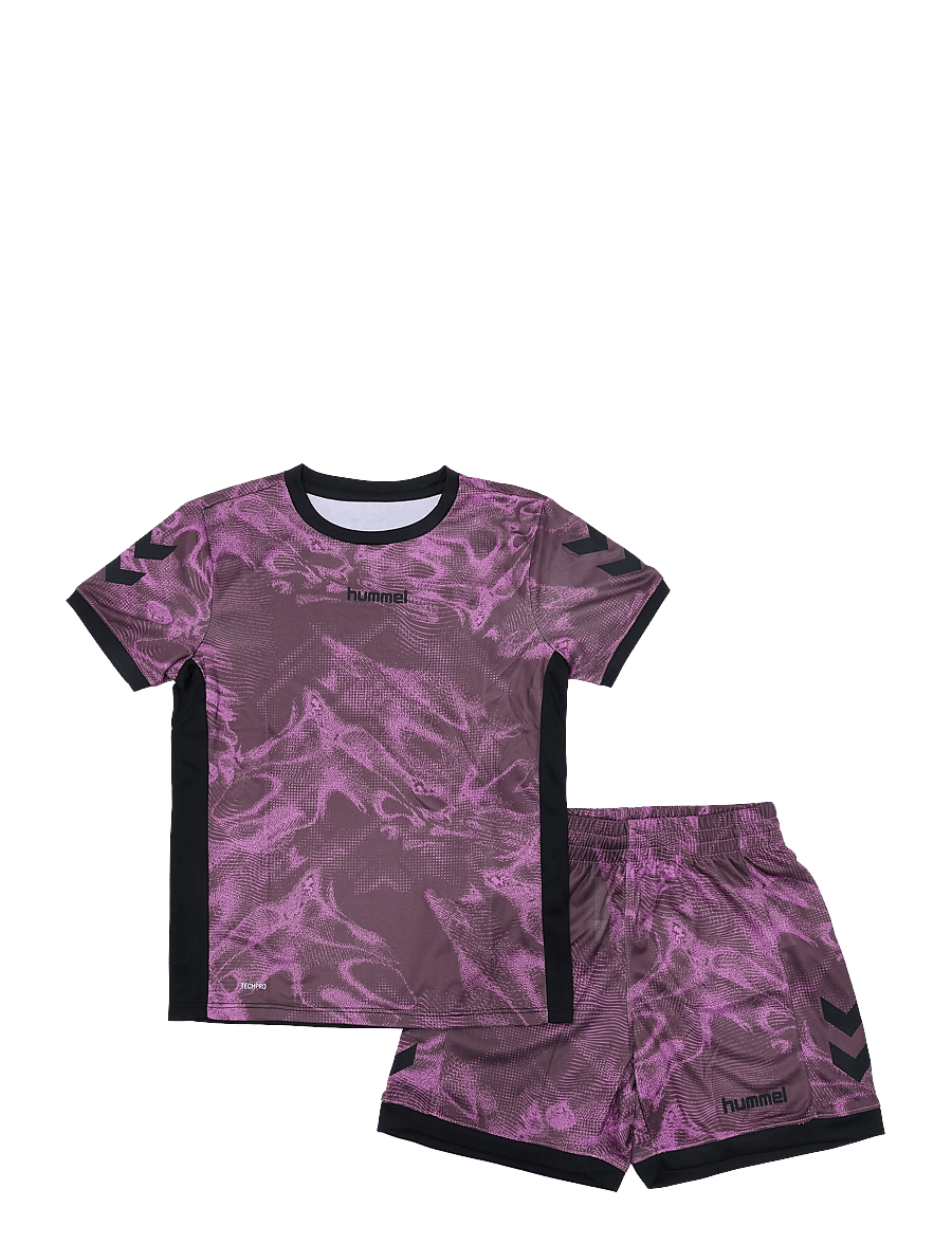 Hummel - hmlBLAZE CLUB 26 GRAPHIC SET KIDS - matchende sæt - liatris/huckleberry - 0